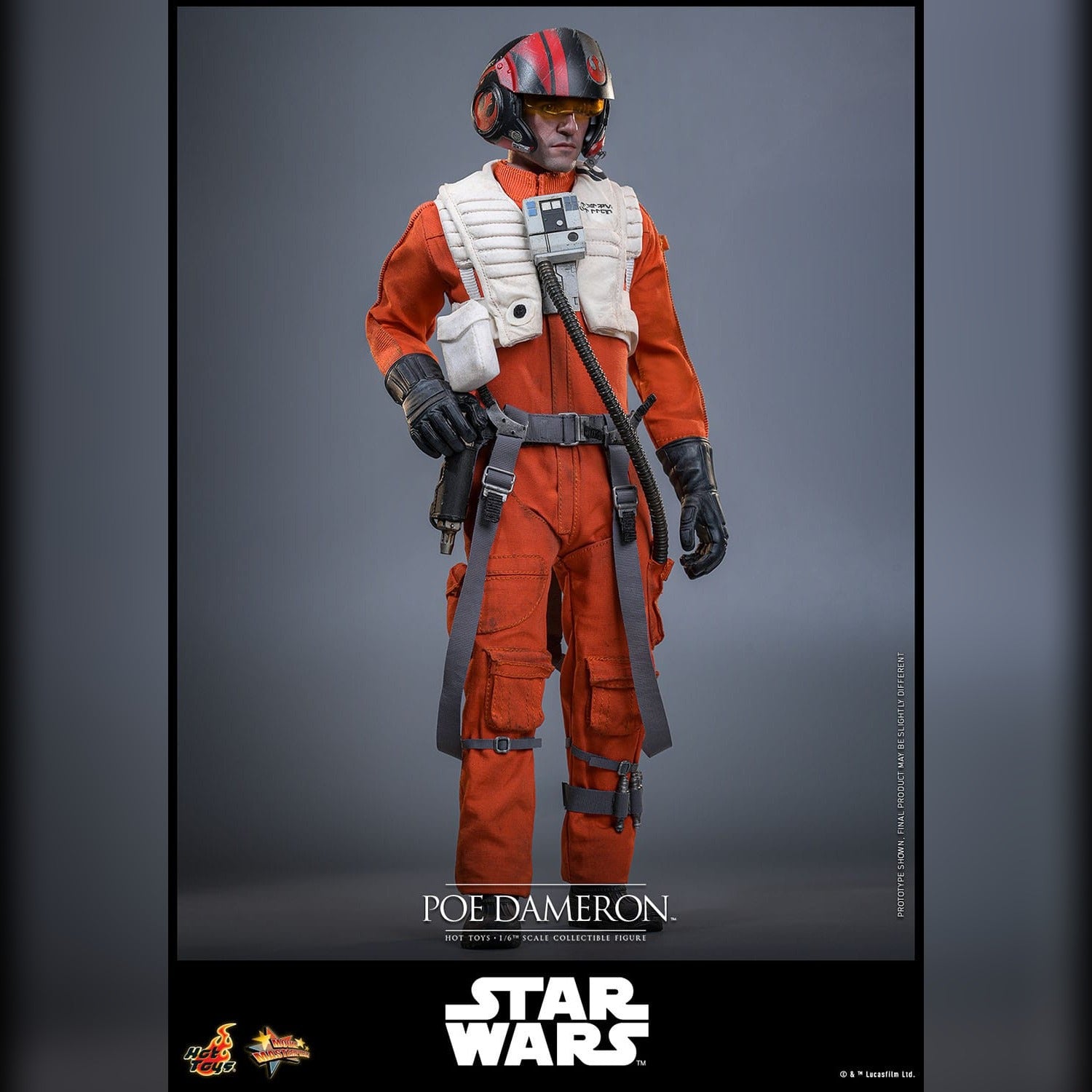 Star Wars: Episode VII: The Force Awakens: Poe Dameron: 1/6th Action Figure: Hot Toys Hot Toys