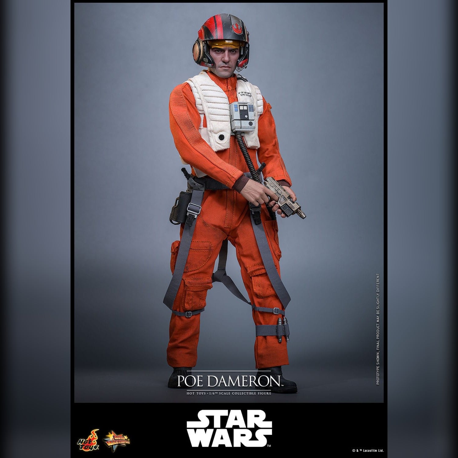 Star Wars: Episode VII: The Force Awakens: Poe Dameron: 1/6th Action Figure: Hot Toys Hot Toys