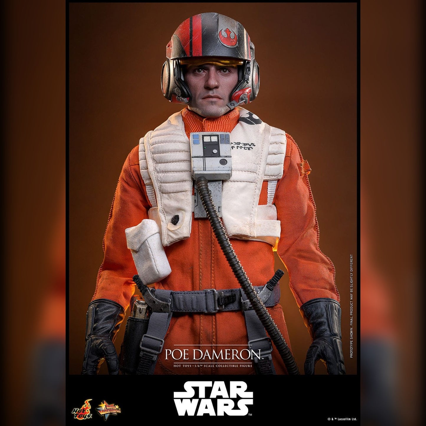 Star Wars: Episode VII: The Force Awakens: Poe Dameron: 1/6th Action Figure: Hot Toys Hot Toys