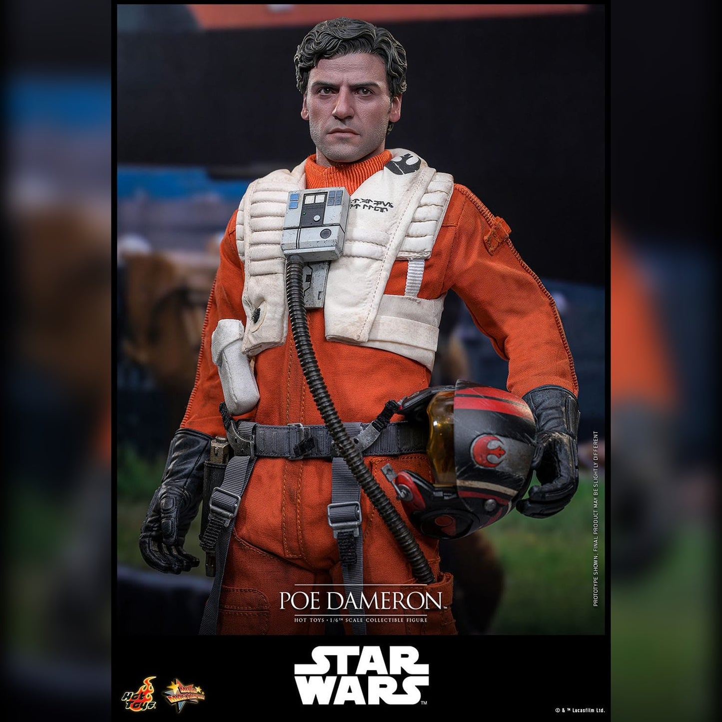 Star Wars: Episode VII: The Force Awakens: Poe Dameron: 1/6th Action Figure: Hot Toys Hot Toys