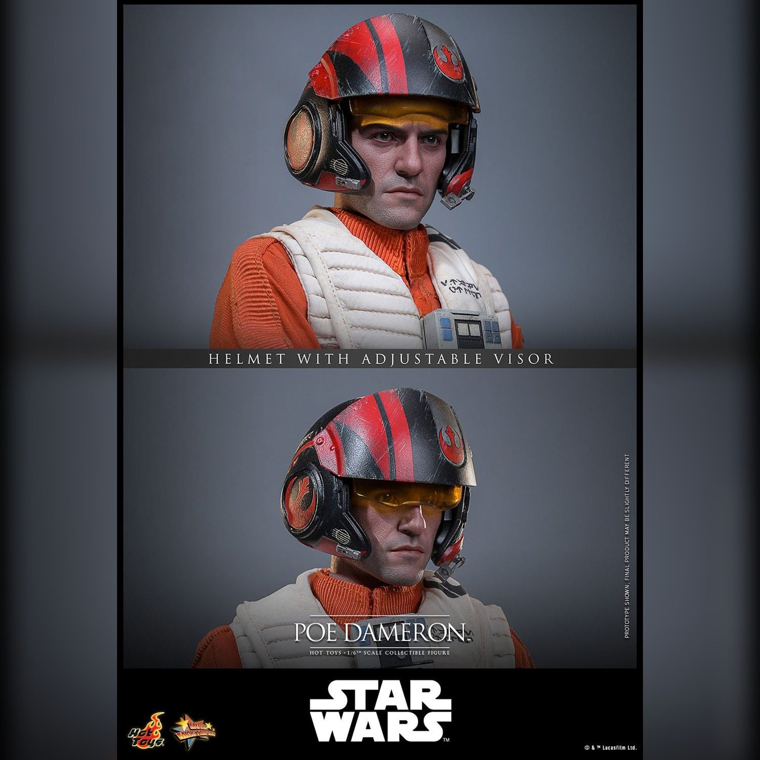 Star Wars: Episode VII: The Force Awakens: Poe Dameron: 1/6th Action Figure: Hot Toys Hot Toys