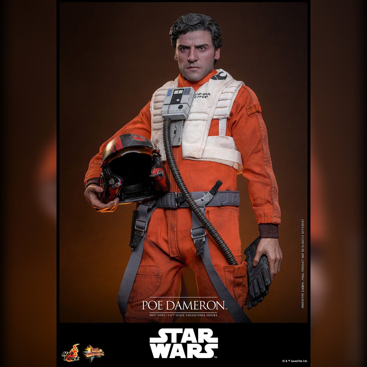 Star Wars: Episode VII: The Force Awakens: Poe Dameron: 1/6th Action Figure: Hot Toys Hot Toys