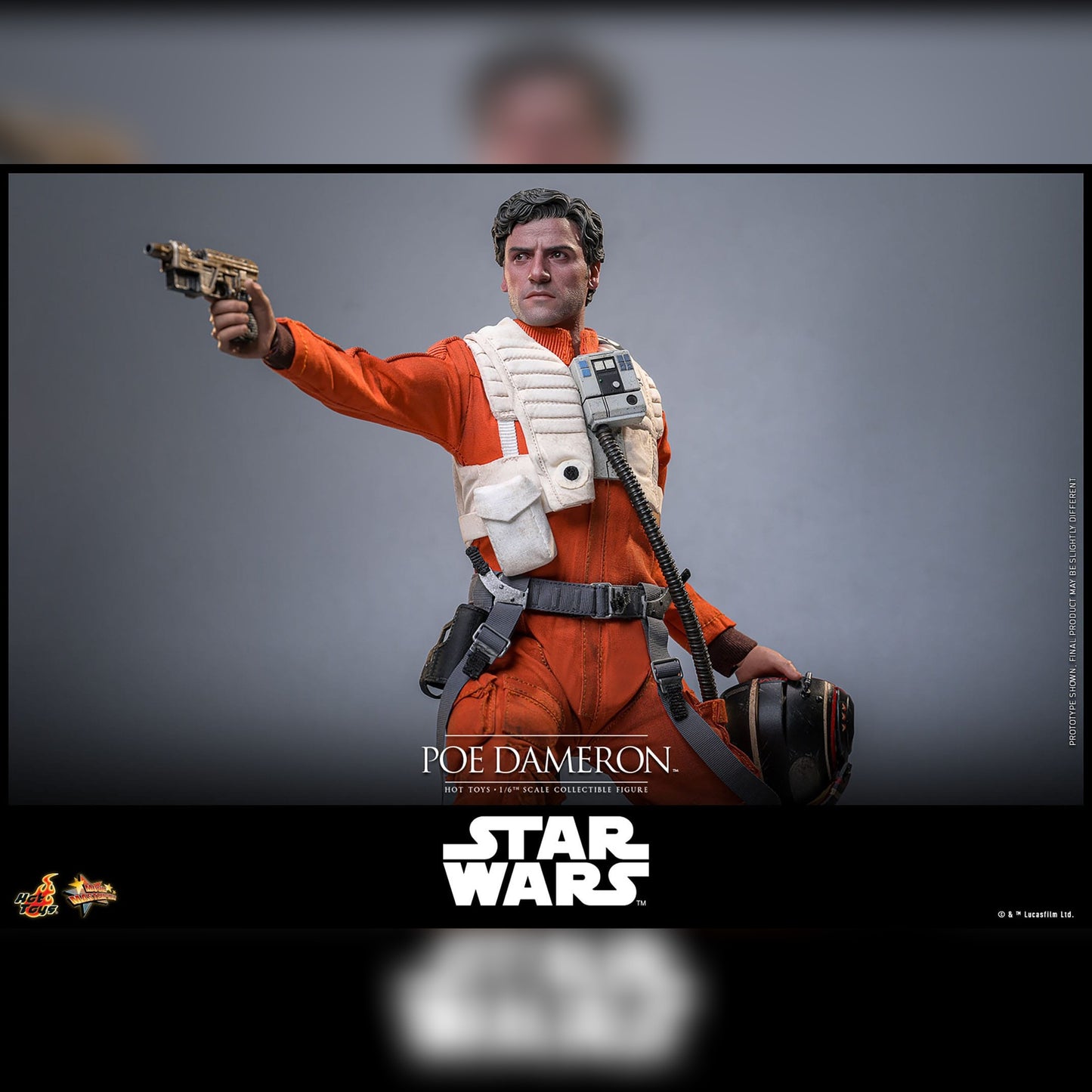 Star Wars: Episode VII: The Force Awakens: Poe Dameron: 1/6th Action Figure: Hot Toys Hot Toys