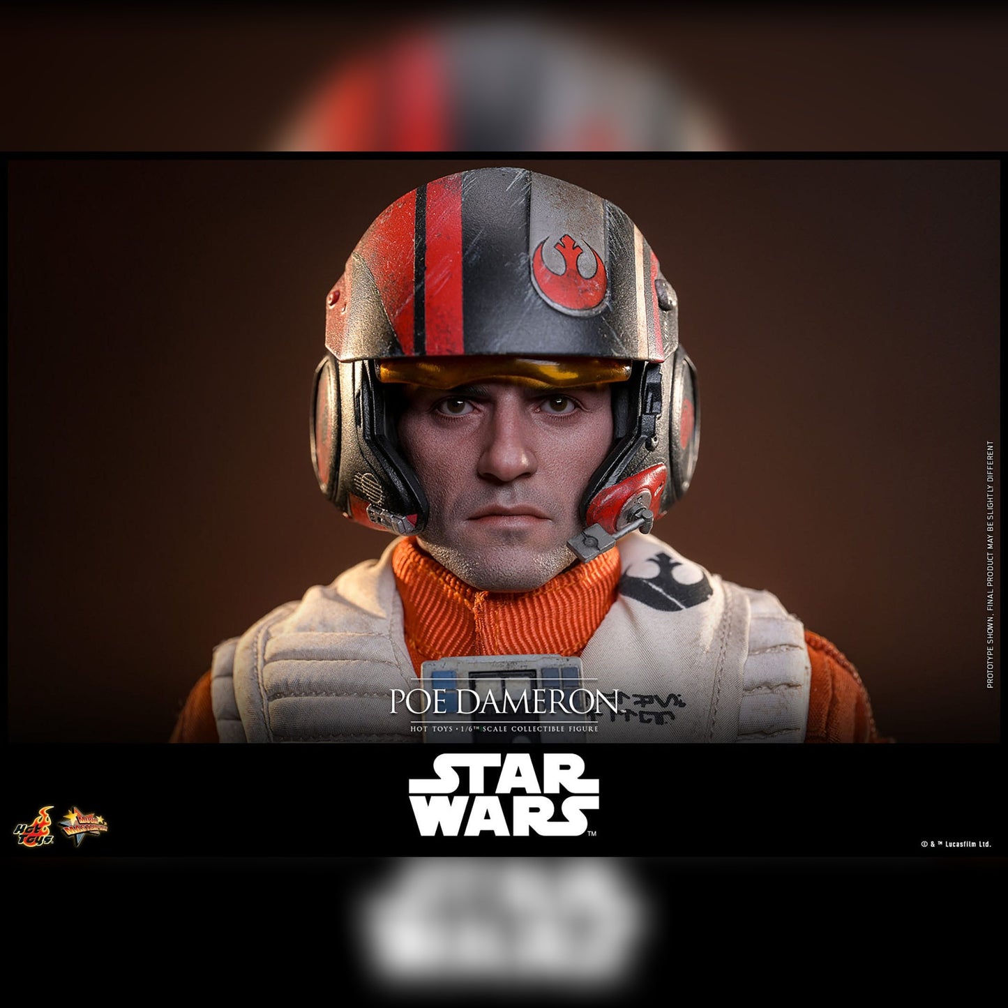 Star Wars: Episode VII: The Force Awakens: Poe Dameron: 1/6th Action Figure: Hot Toys Hot Toys