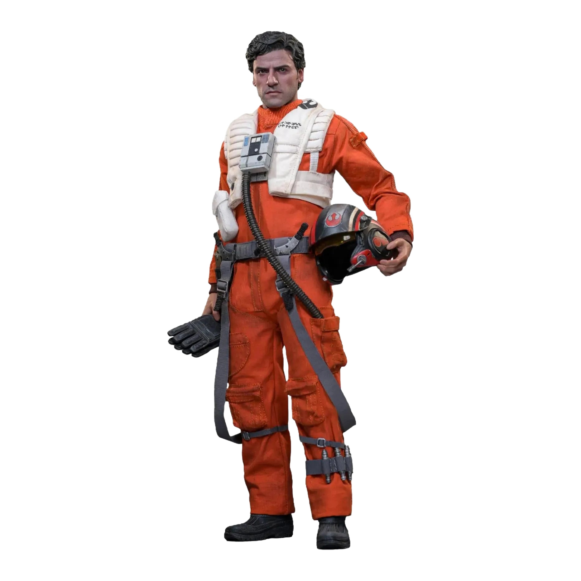 Star Wars: Episode VII: The Force Awakens: Poe Dameron: 1/6th Action Figure - Hot Toys Action Figures