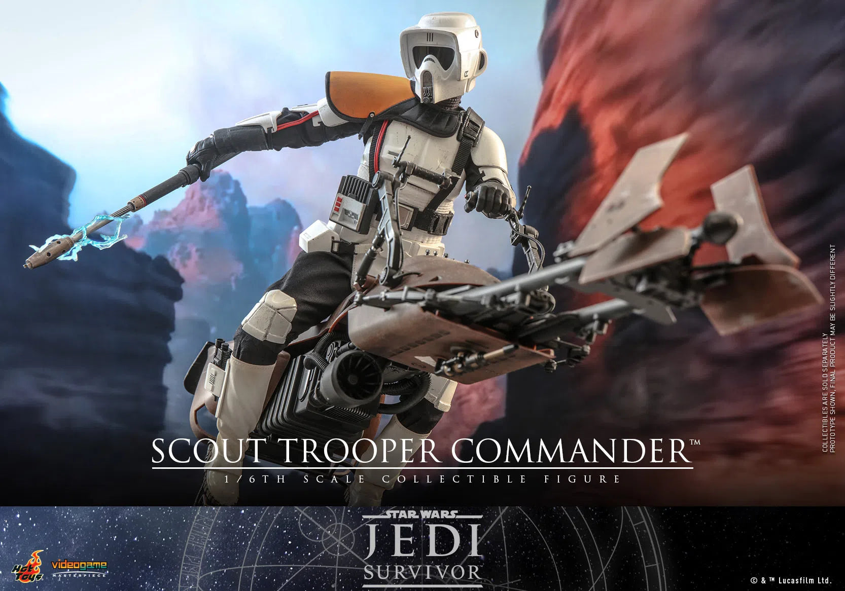 Star Wars: Jedi Survivor: Scout Trooper Commander: Hot Toys Hot Toys