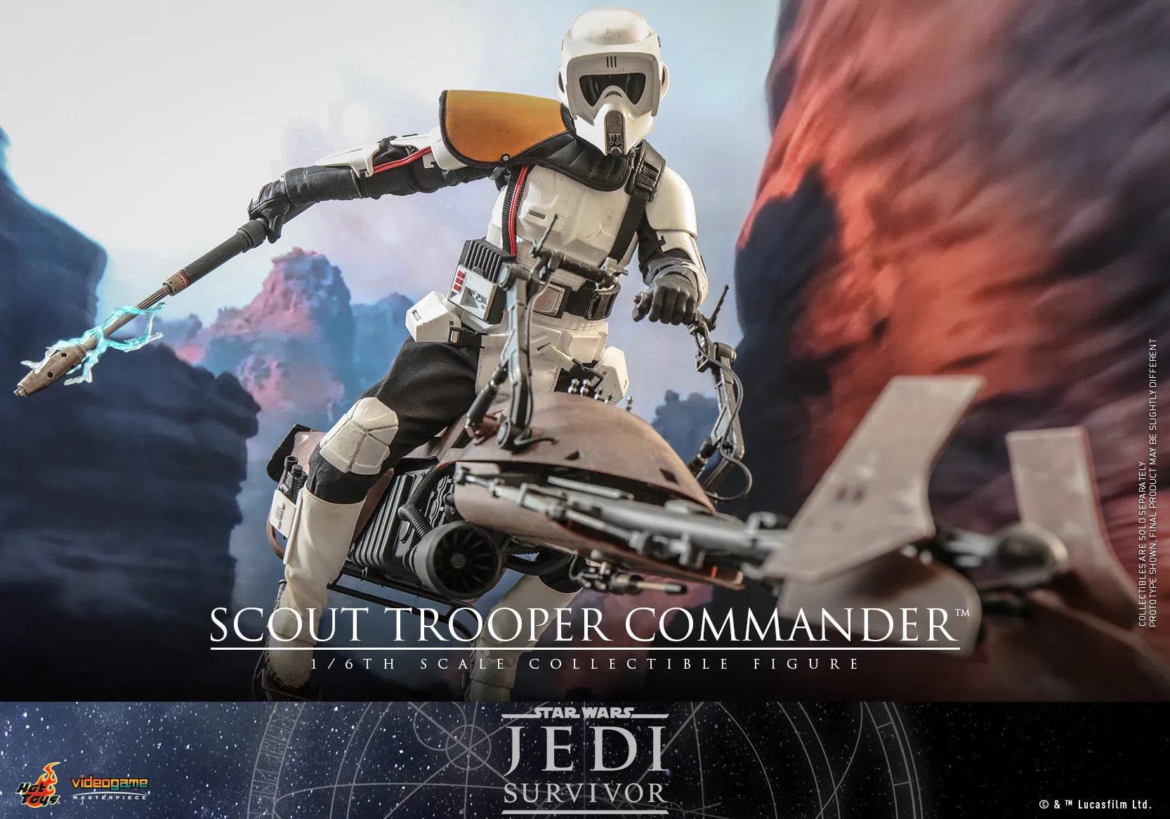 Star Wars: Jedi Survivor: Scout Trooper Commander: Hot Toys Hot Toys