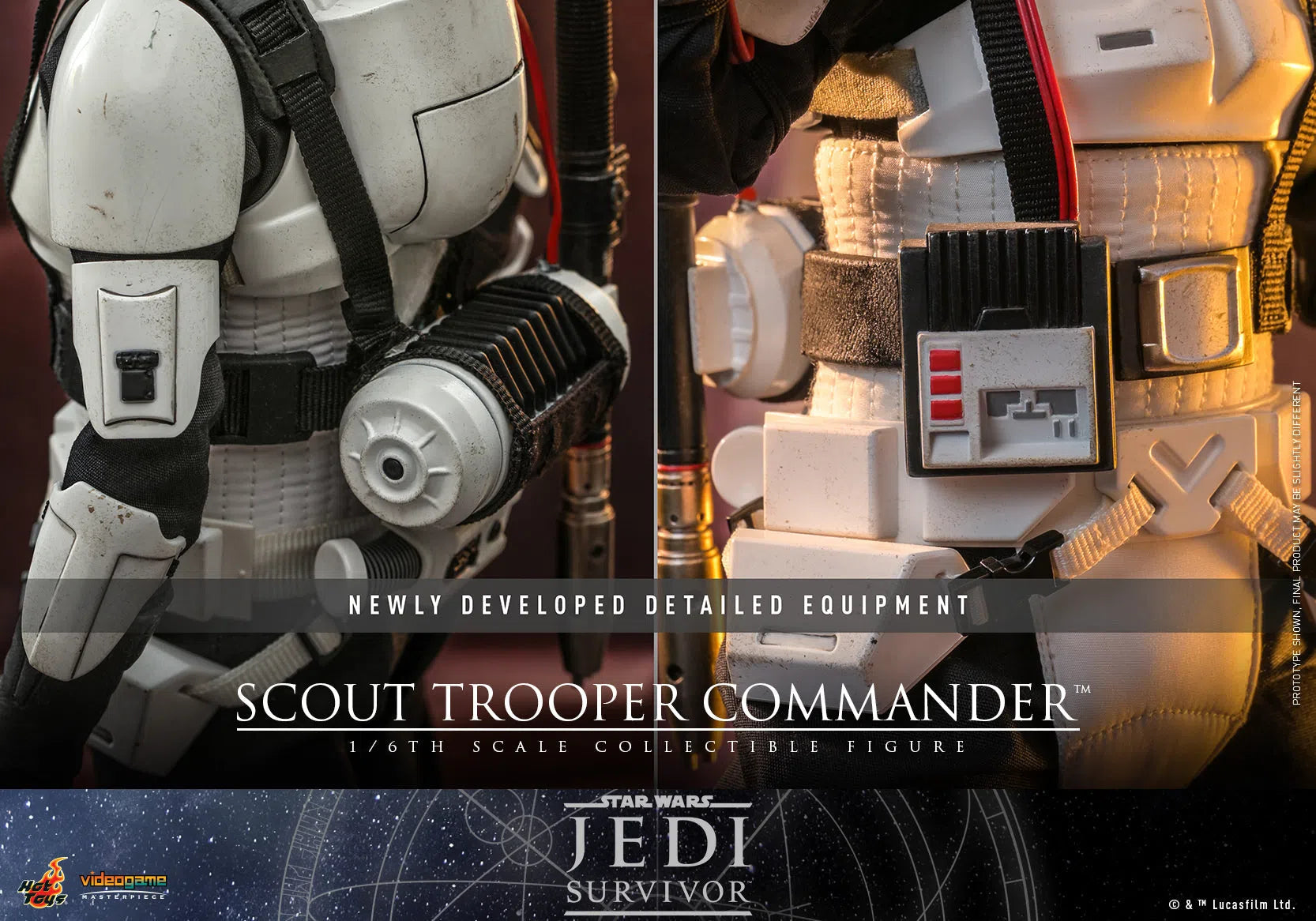 Star Wars: Jedi Survivor: Scout Trooper Commander: Hot Toys Hot Toys