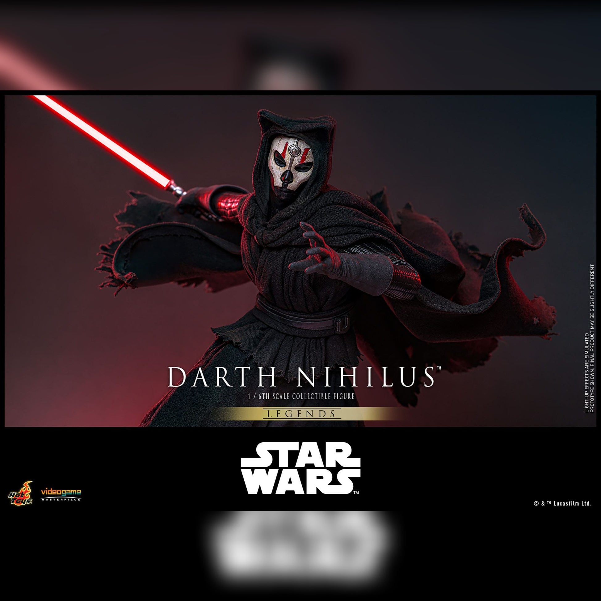 Star Wars: Knights of the Old Republic: Darth Nihilus: 1/6th Action Figure - Hot Toys Action Figure