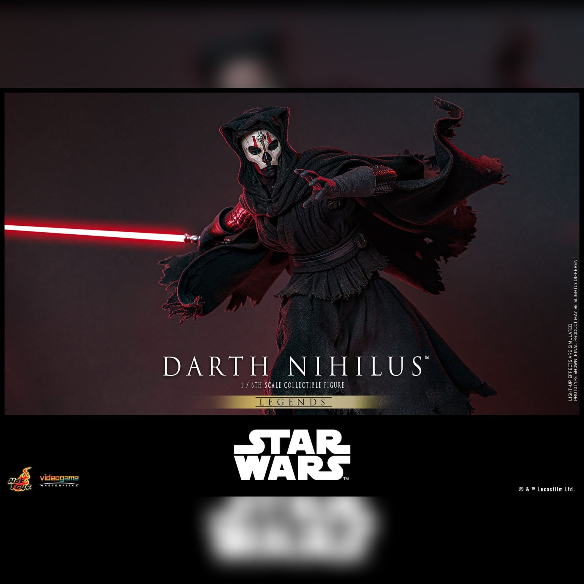 Star Wars: Knights of the Old Republic: Darth Nihilus: 1/6th Action Figure - Hot Toys Action Figure
