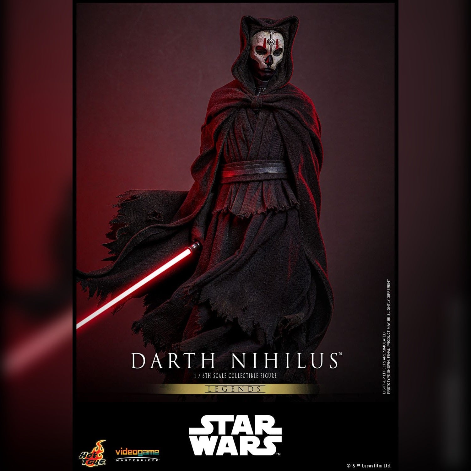 Star Wars: Knights of the Old Republic: Darth Nihilus: 1/6th Action Figure - Hot Toys Action Figure