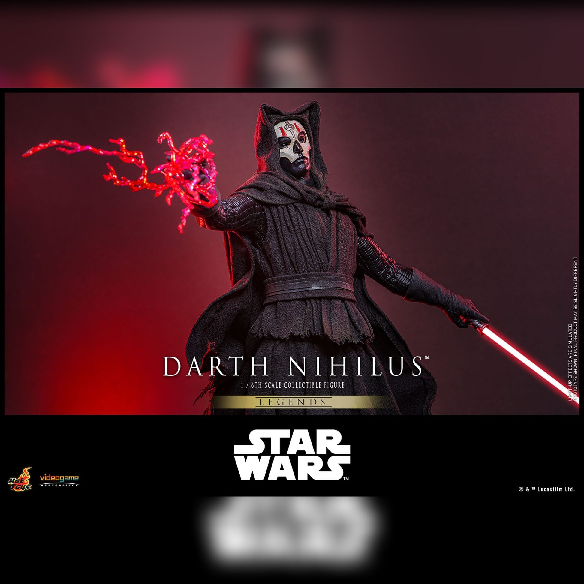 Star Wars: Knights of the Old Republic: Darth Nihilus: 1/6th Action Figure - Hot Toys Action Figure