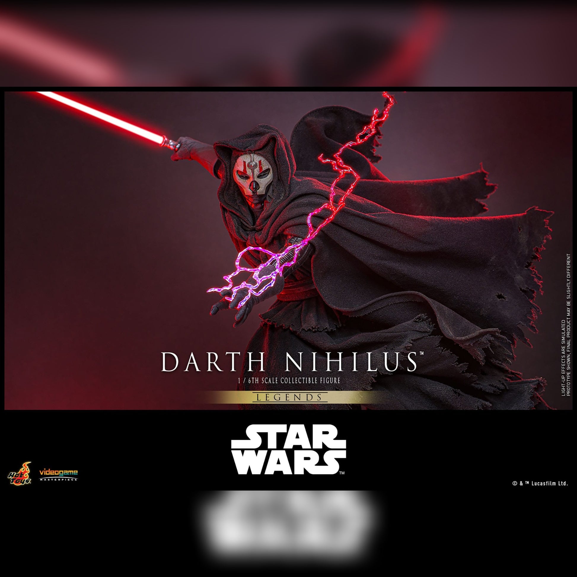 Star Wars: Knights of the Old Republic: Darth Nihilus: 1/6th Action Figure - Hot Toys Action Figure
