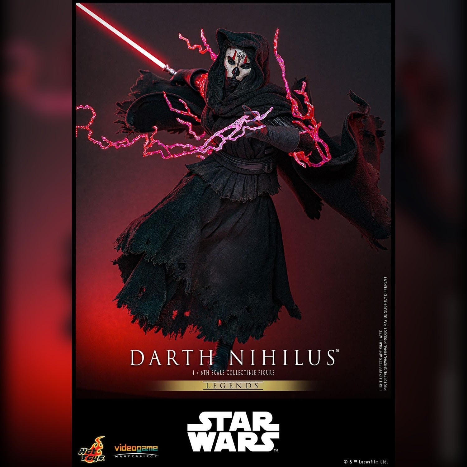 Star Wars: Knights of the Old Republic: Darth Nihilus: 1/6th Action Figure - Hot Toys Action Figure