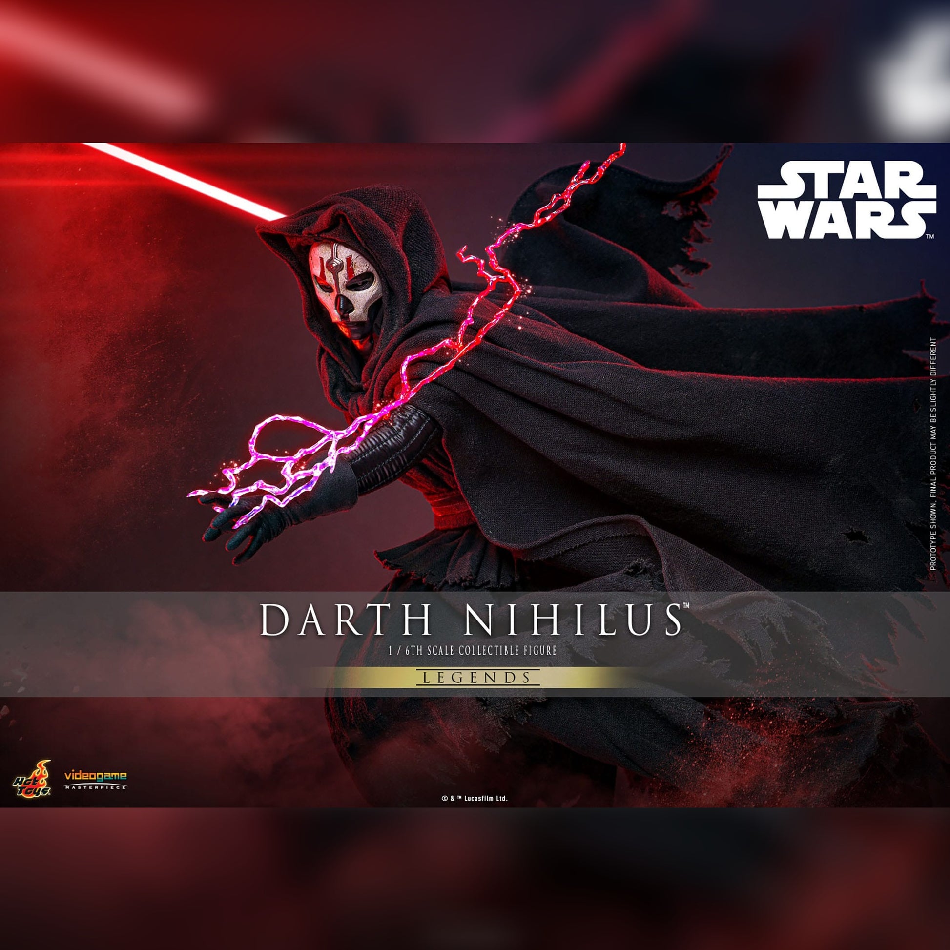 Star Wars: Knights of the Old Republic: Darth Nihilus: 1/6th Action Figure - Hot Toys Action Figure