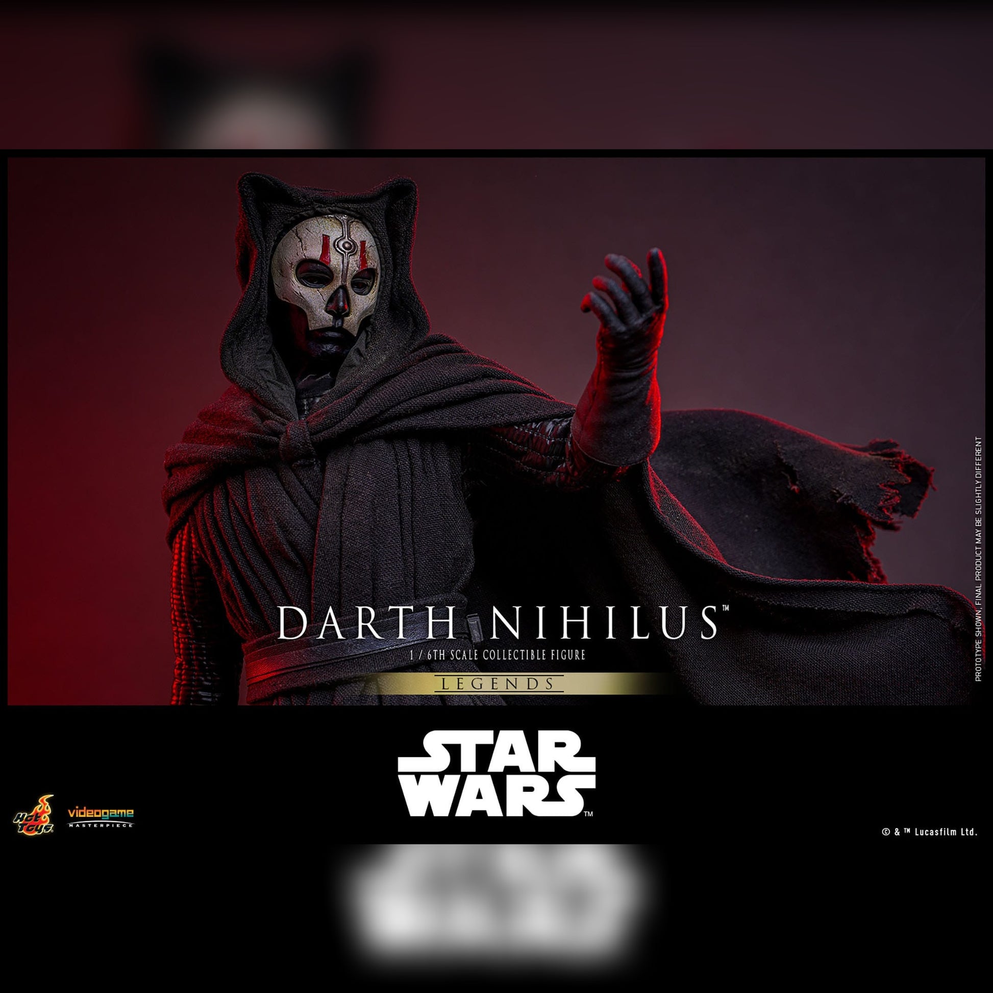 Star Wars: Knights of the Old Republic: Darth Nihilus: 1/6th Action Figure - Hot Toys Action Figure