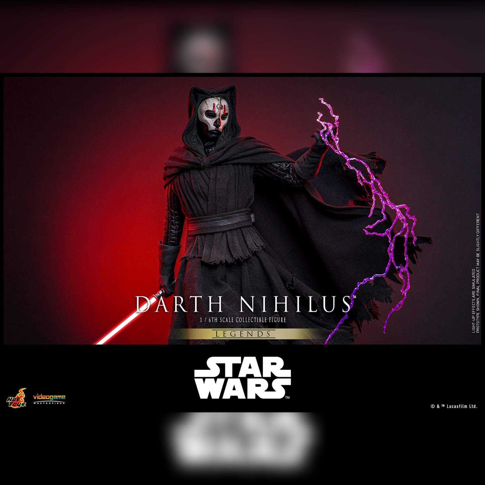 Star Wars: Knights of the Old Republic: Darth Nihilus: 1/6th Action Figure - Hot Toys Action Figure