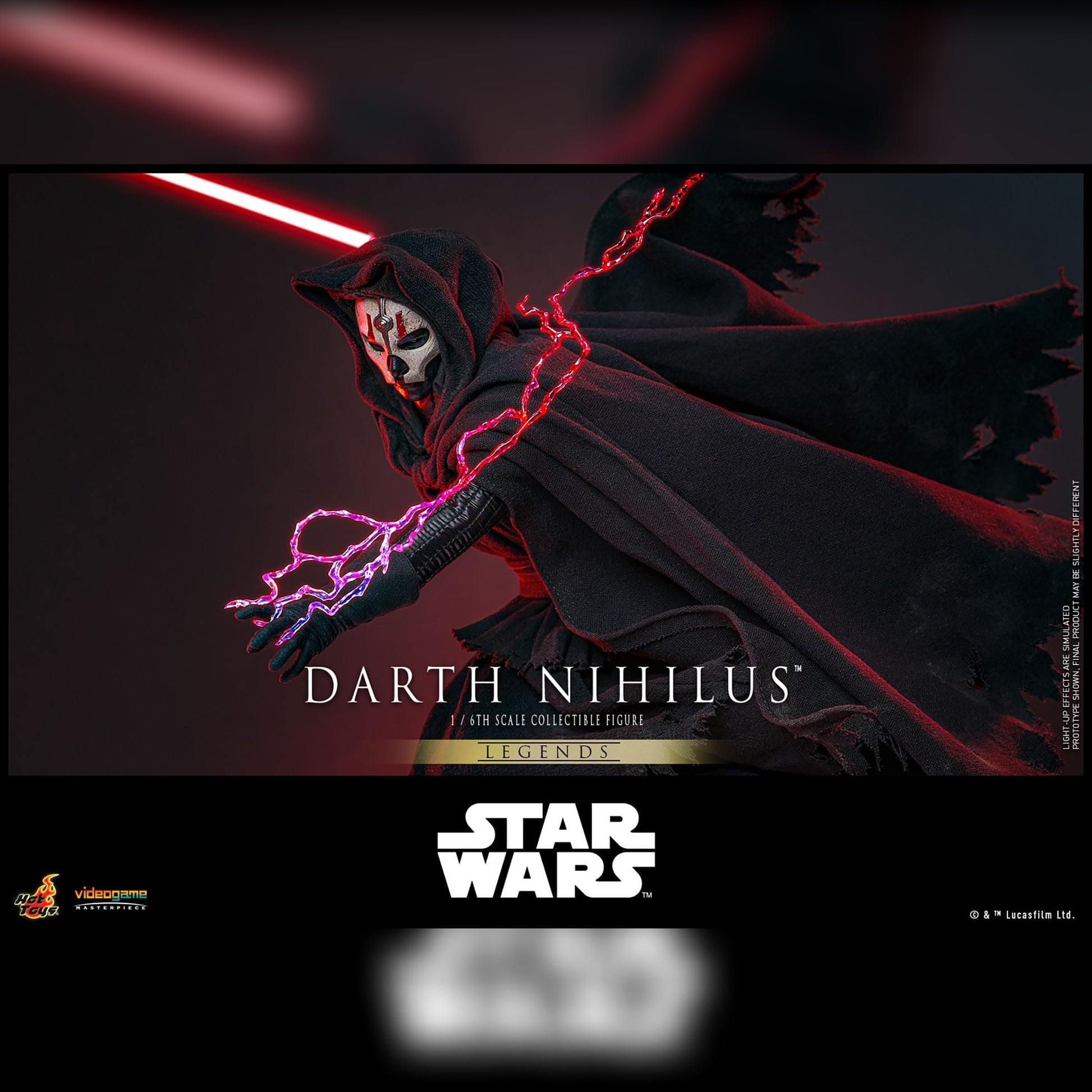 Star Wars: Knights of the Old Republic: Darth Nihilus: 1/6th Action Figure - Hot Toys Action Figure