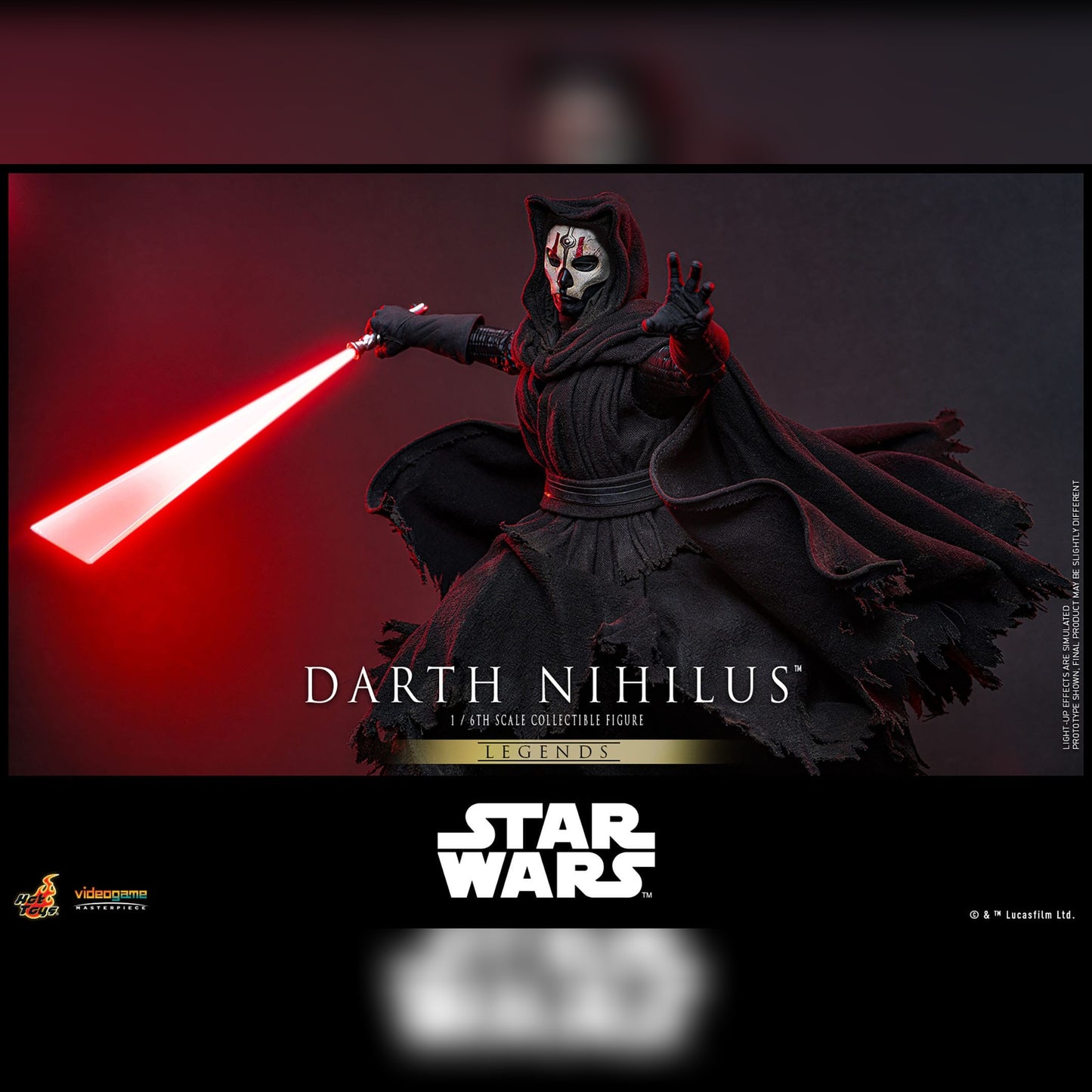 Star Wars: Knights of the Old Republic: Darth Nihilus: 1/6th Action Figure - Hot Toys Action Figure