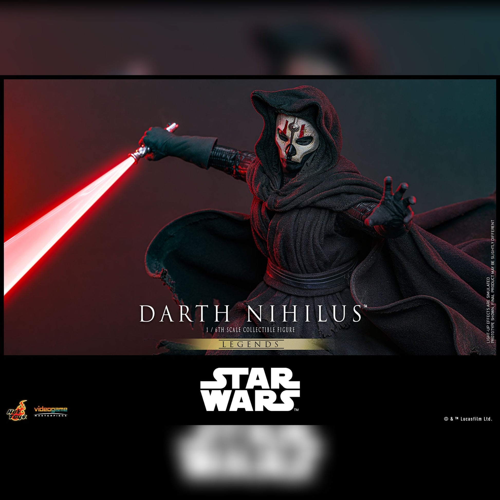 Star Wars: Knights of the Old Republic: Darth Nihilus: 1/6th Action Figure - Hot Toys Action Figure