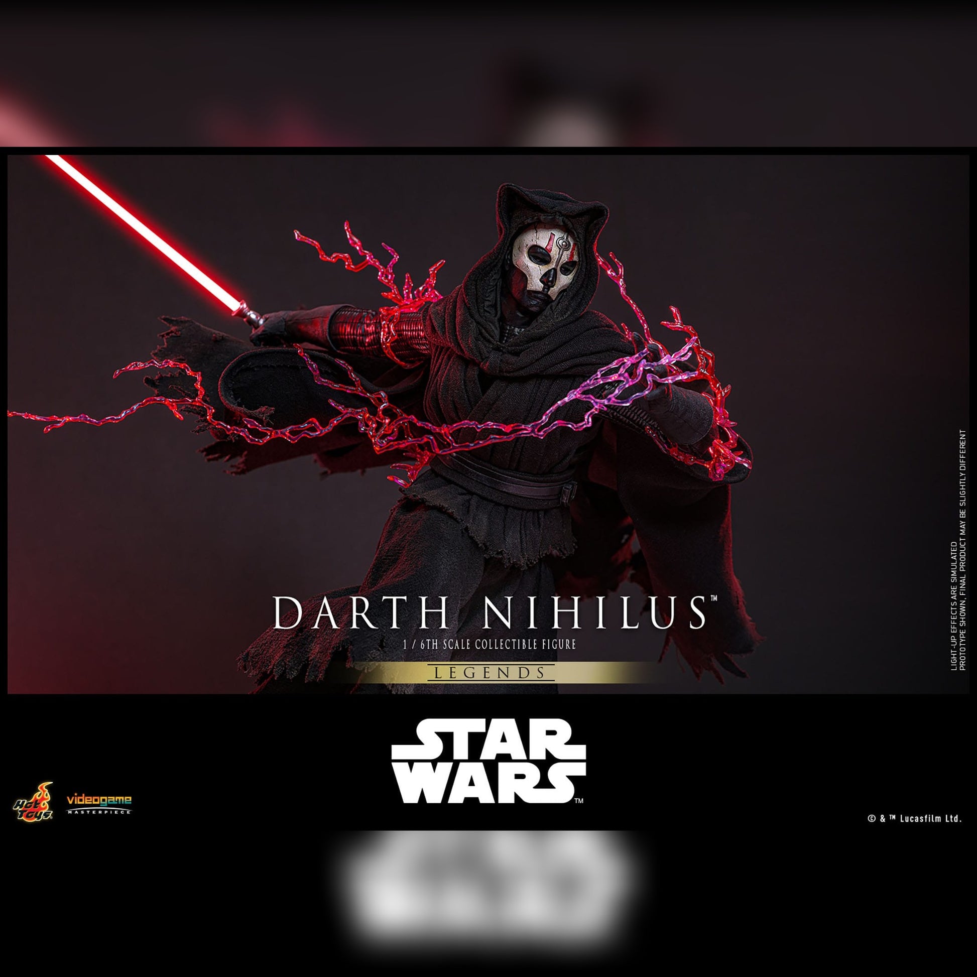 Star Wars: Knights of the Old Republic: Darth Nihilus: 1/6th Action Figure - Hot Toys Action Figure