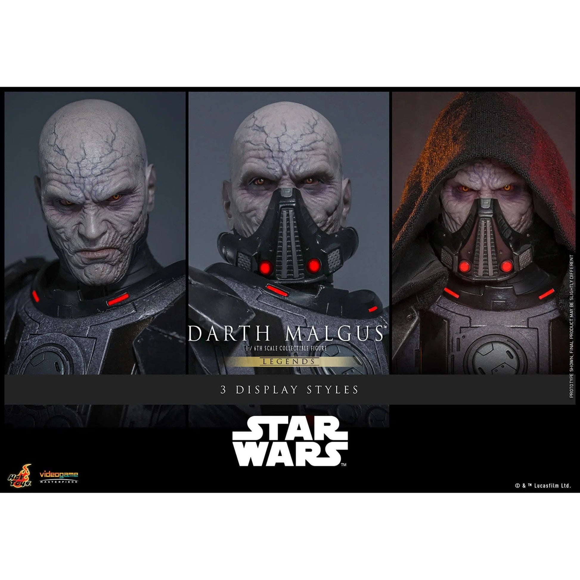 Star Wars Legends: Darth Malgus: 1/6th - Hot Toys Action Figures
