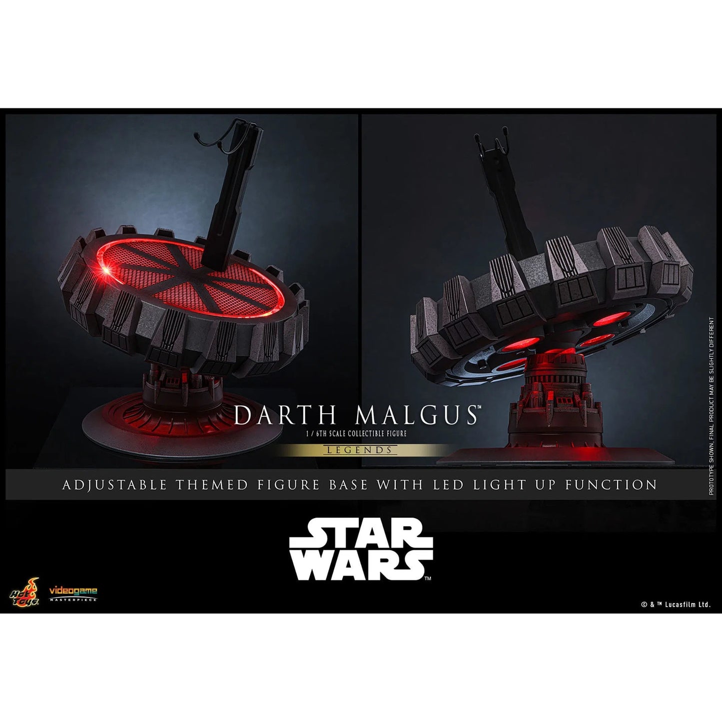 Star Wars Legends: Darth Malgus: 1/6th - Hot Toys Action Figures