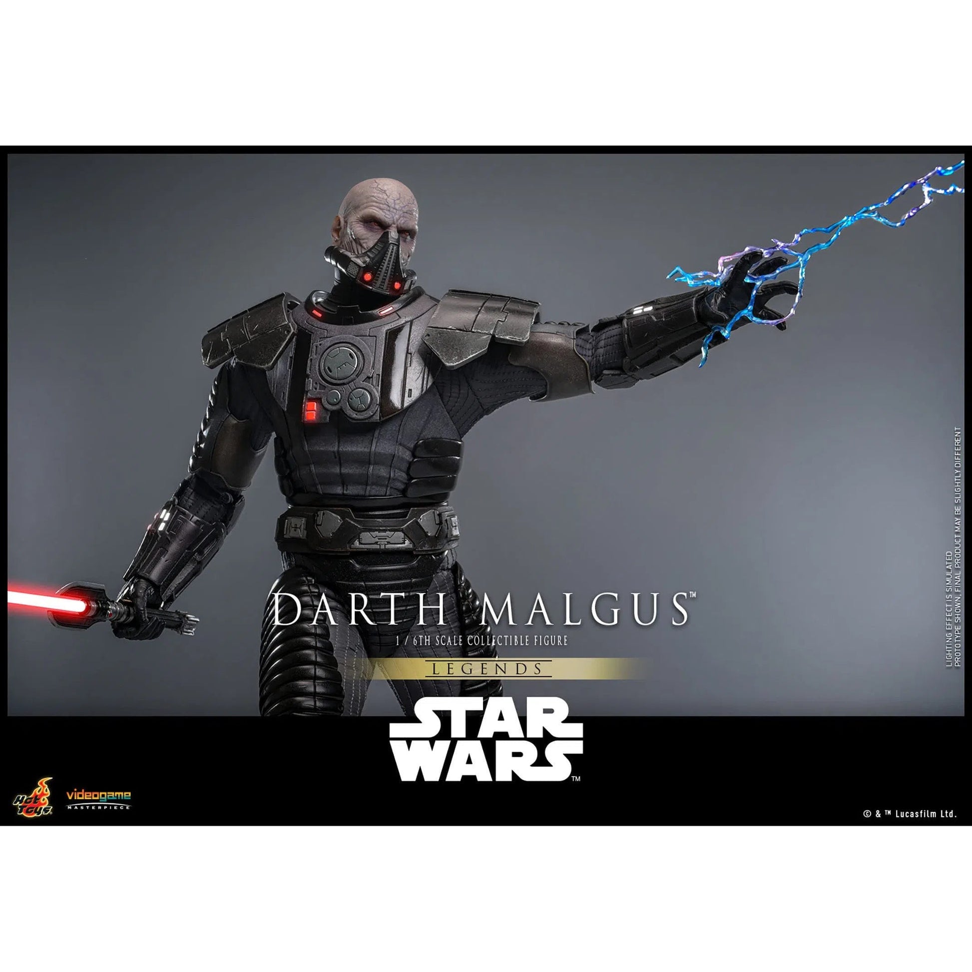 Star Wars Legends: Darth Malgus: 1/6th - Hot Toys Action Figures