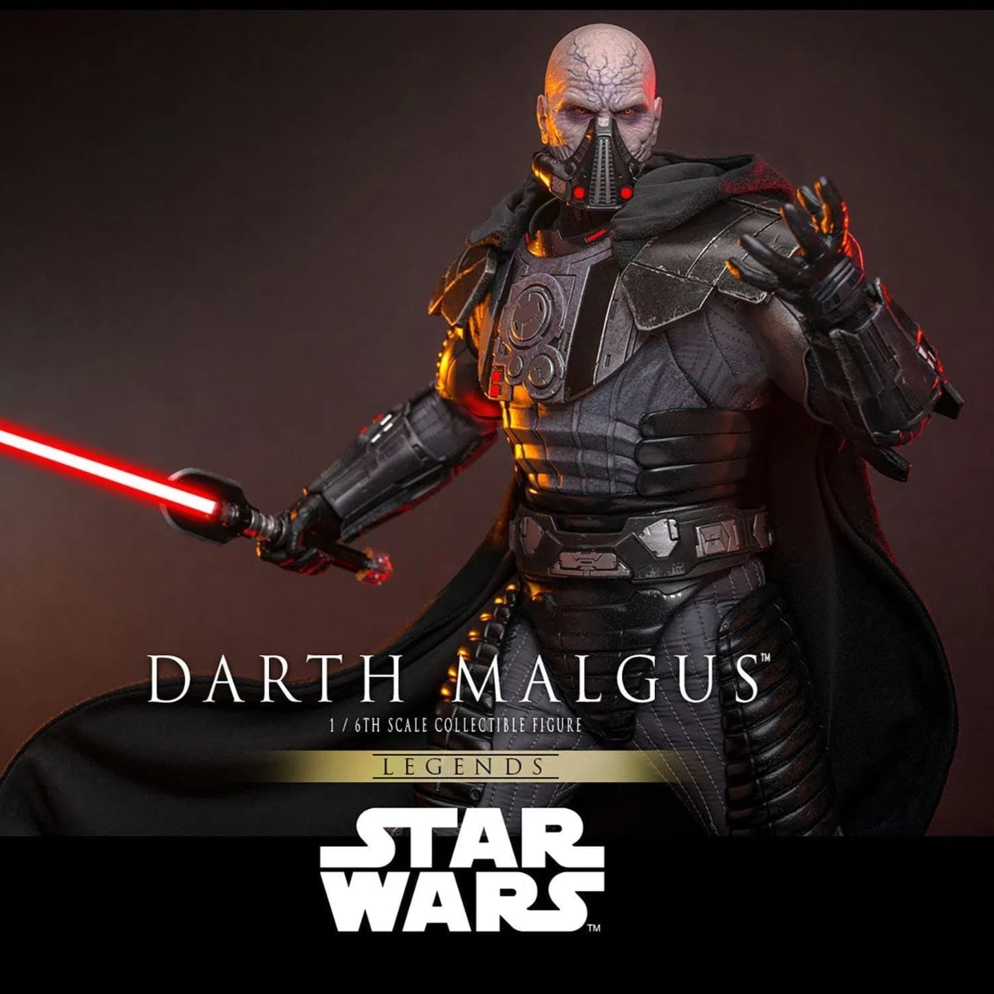 Star Wars Legends: Darth Malgus: 1/6th - Hot Toys Action Figures