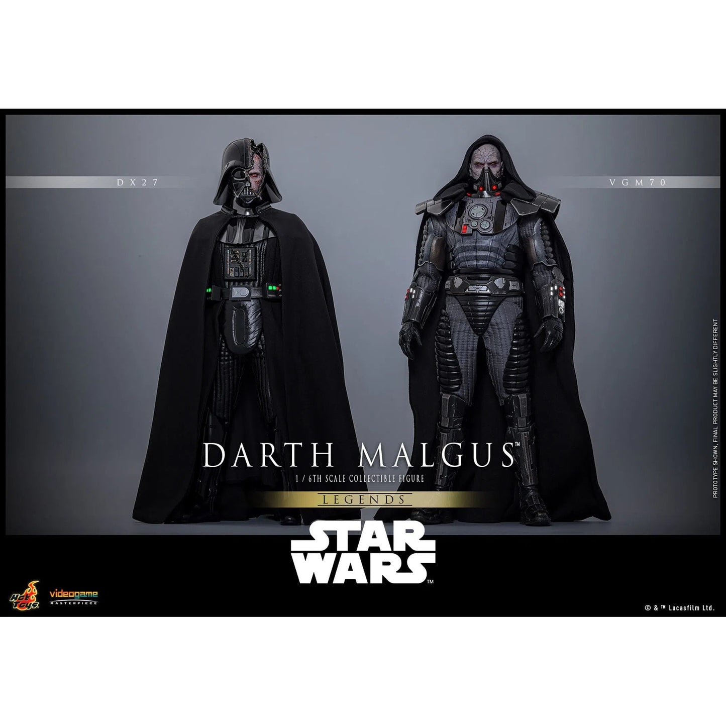 Star Wars Legends: Darth Malgus: 1/6th - Hot Toys Action Figures