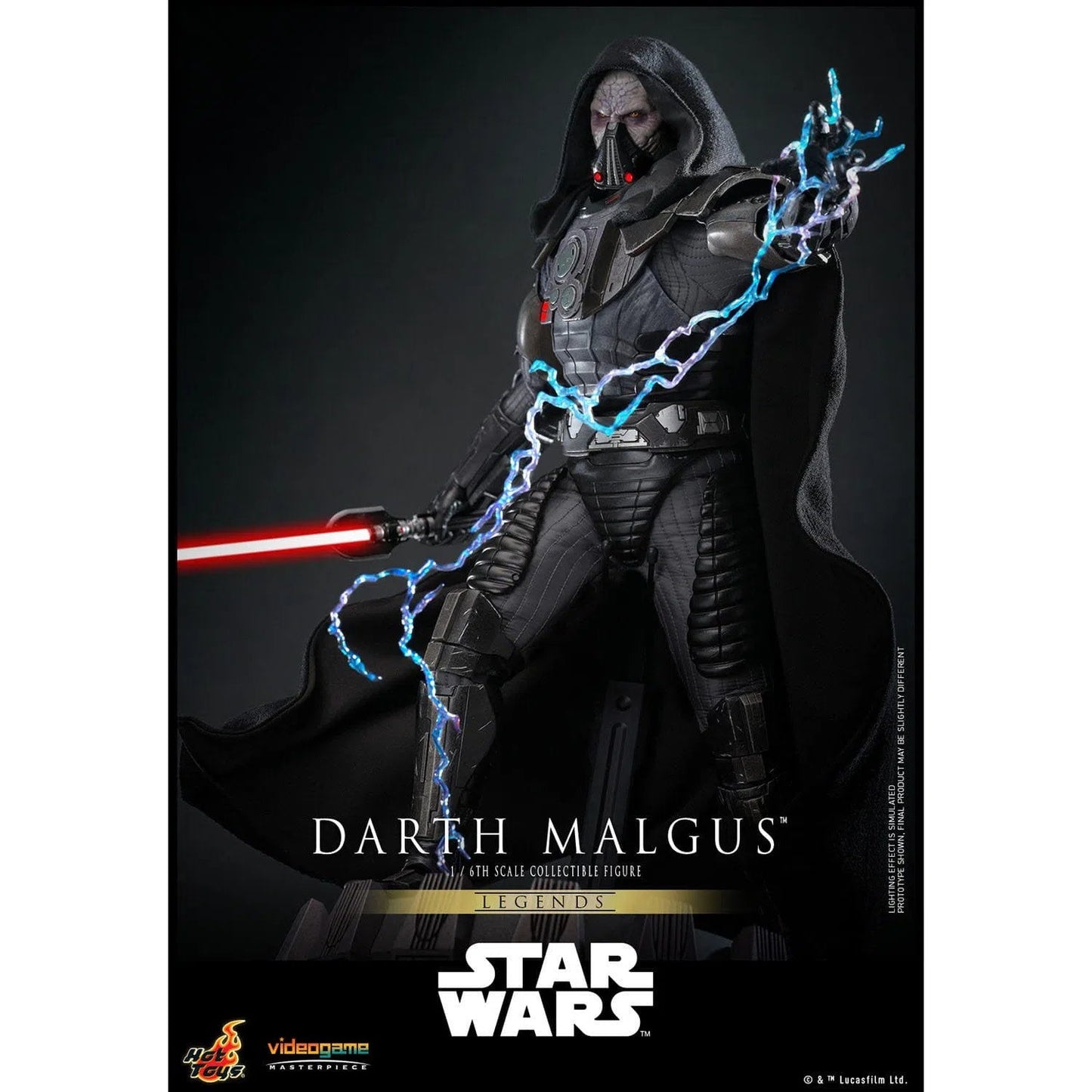 Star Wars Legends: Darth Malgus: 1/6th - Hot Toys Action Figures