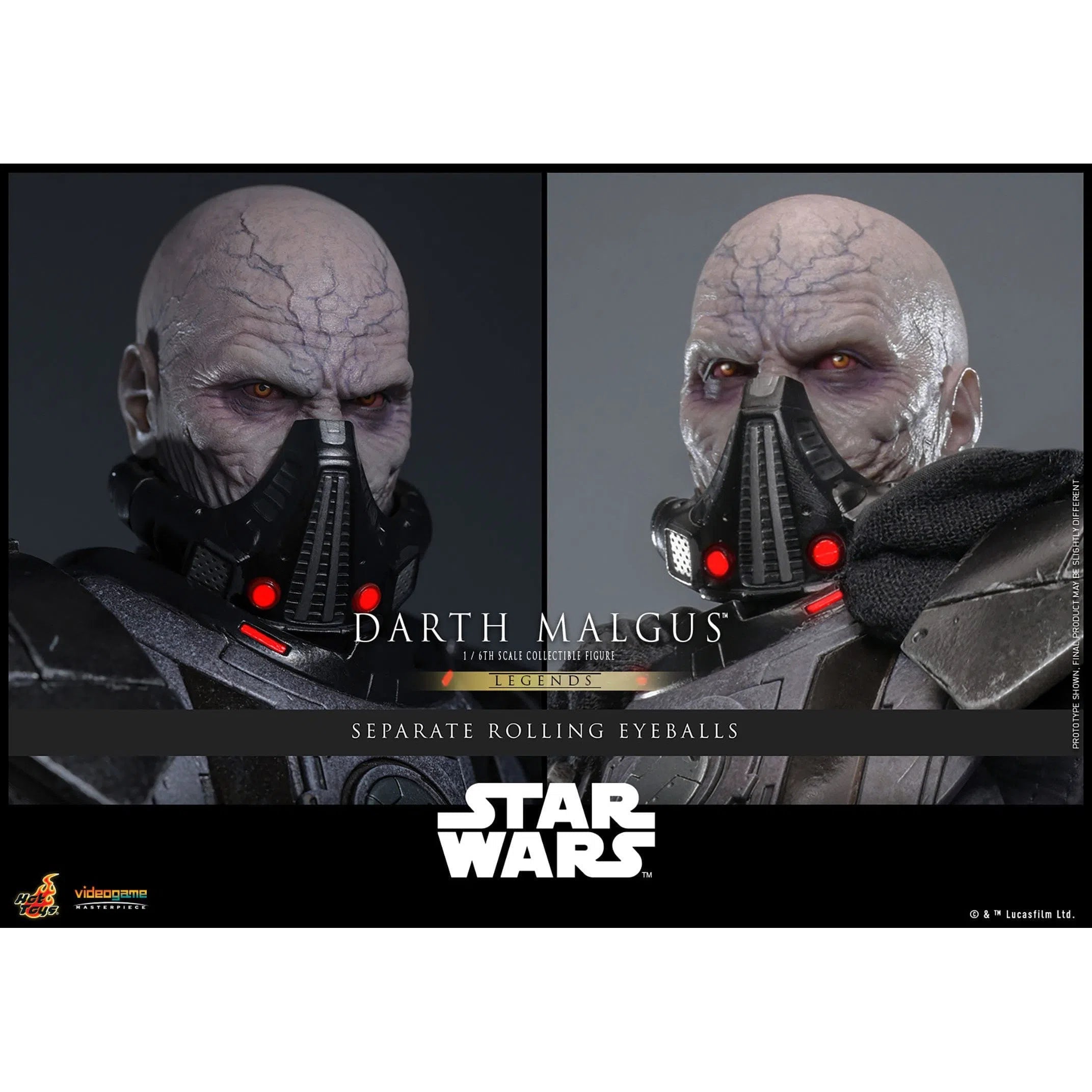 Star Wars Legends: Darth Malgus: 1/6th Scale Action Figure: Hot Toys Hot Toys