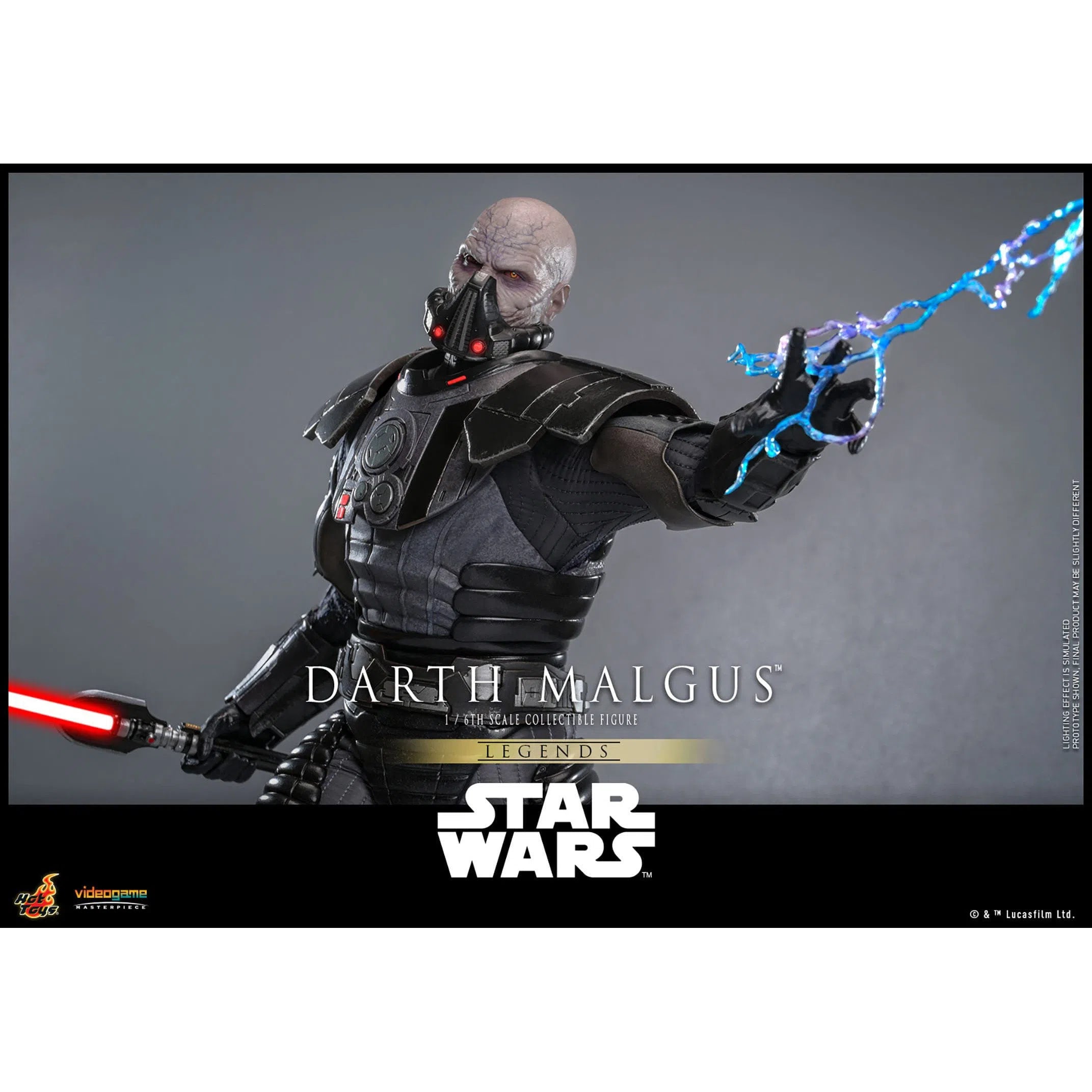 Star Wars Legends: Darth Malgus: 1/6th Scale Action Figure: Hot Toys Hot Toys