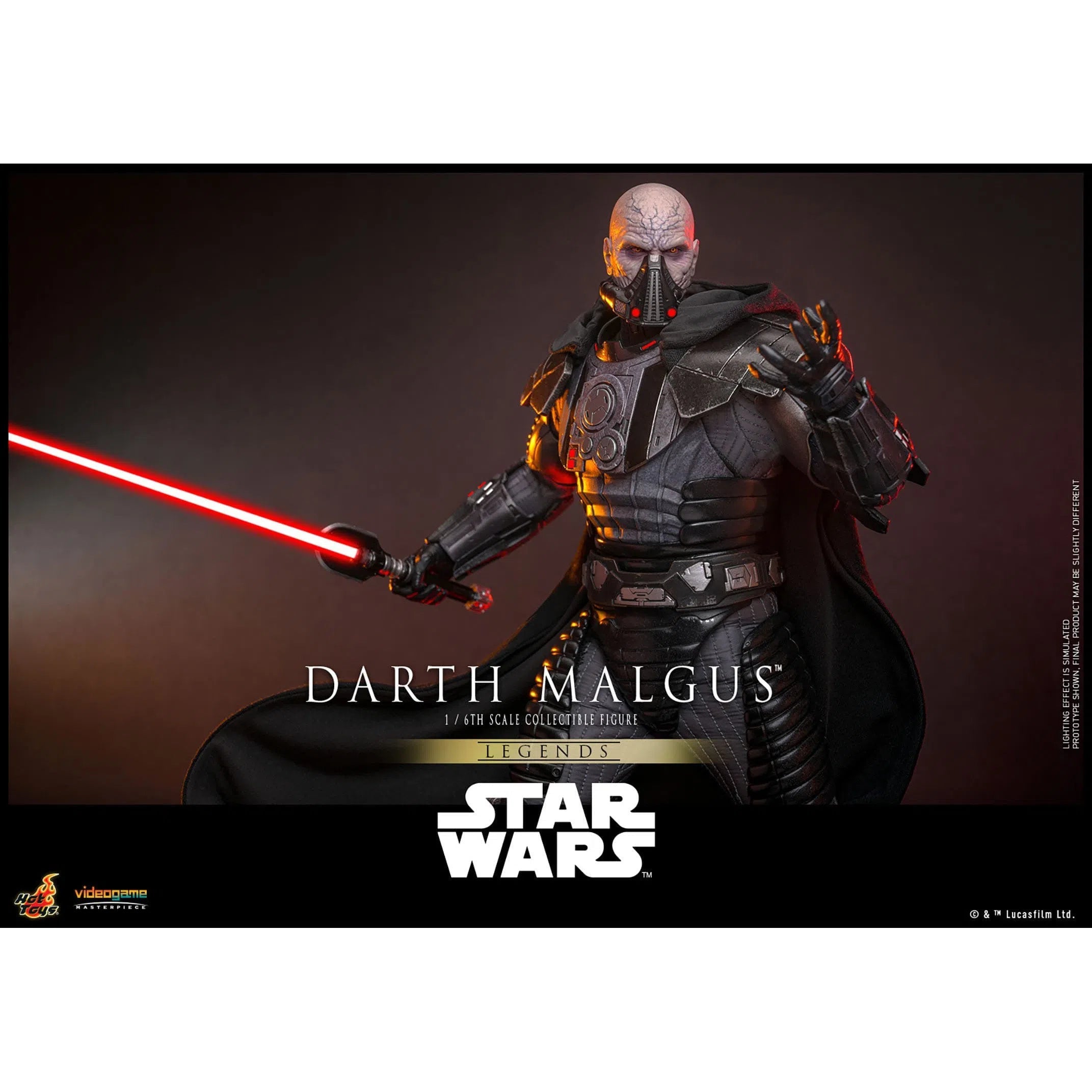 Star Wars Legends: Darth Malgus: 1/6th Scale Action Figure: Hot Toys Hot Toys