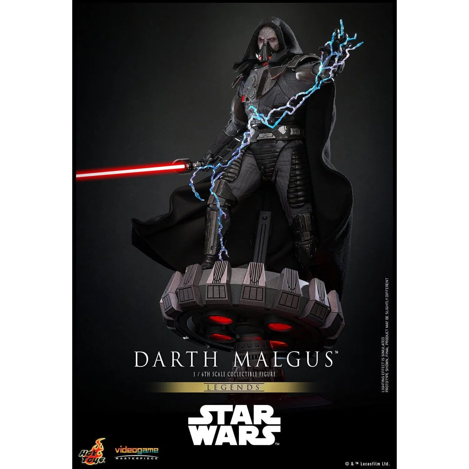 Star Wars Legends: Darth Malgus: 1/6th Scale Action Figure: Hot Toys Hot Toys