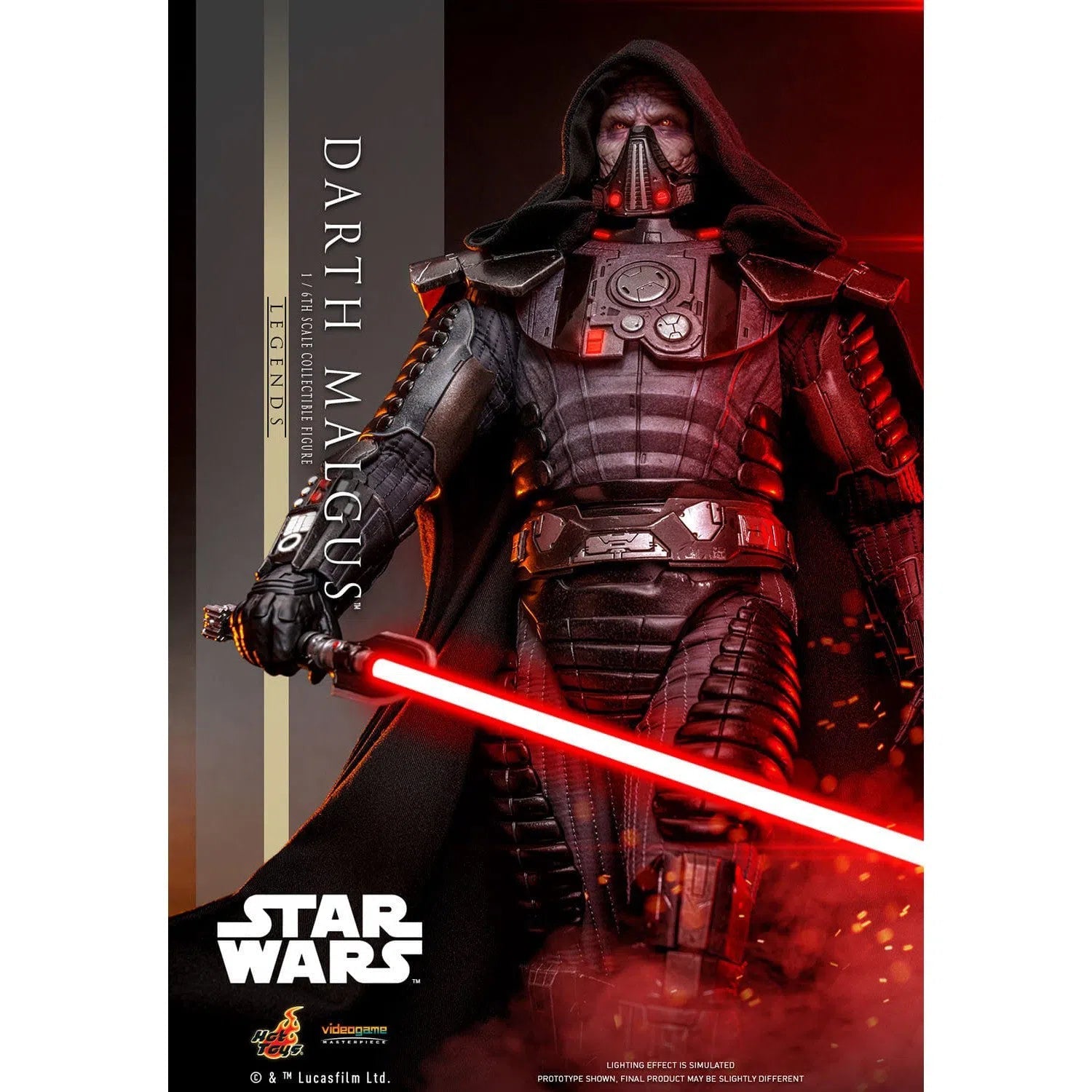 Star Wars Legends: Darth Malgus: 1/6th Scale Action Figure: Hot Toys Hot Toys