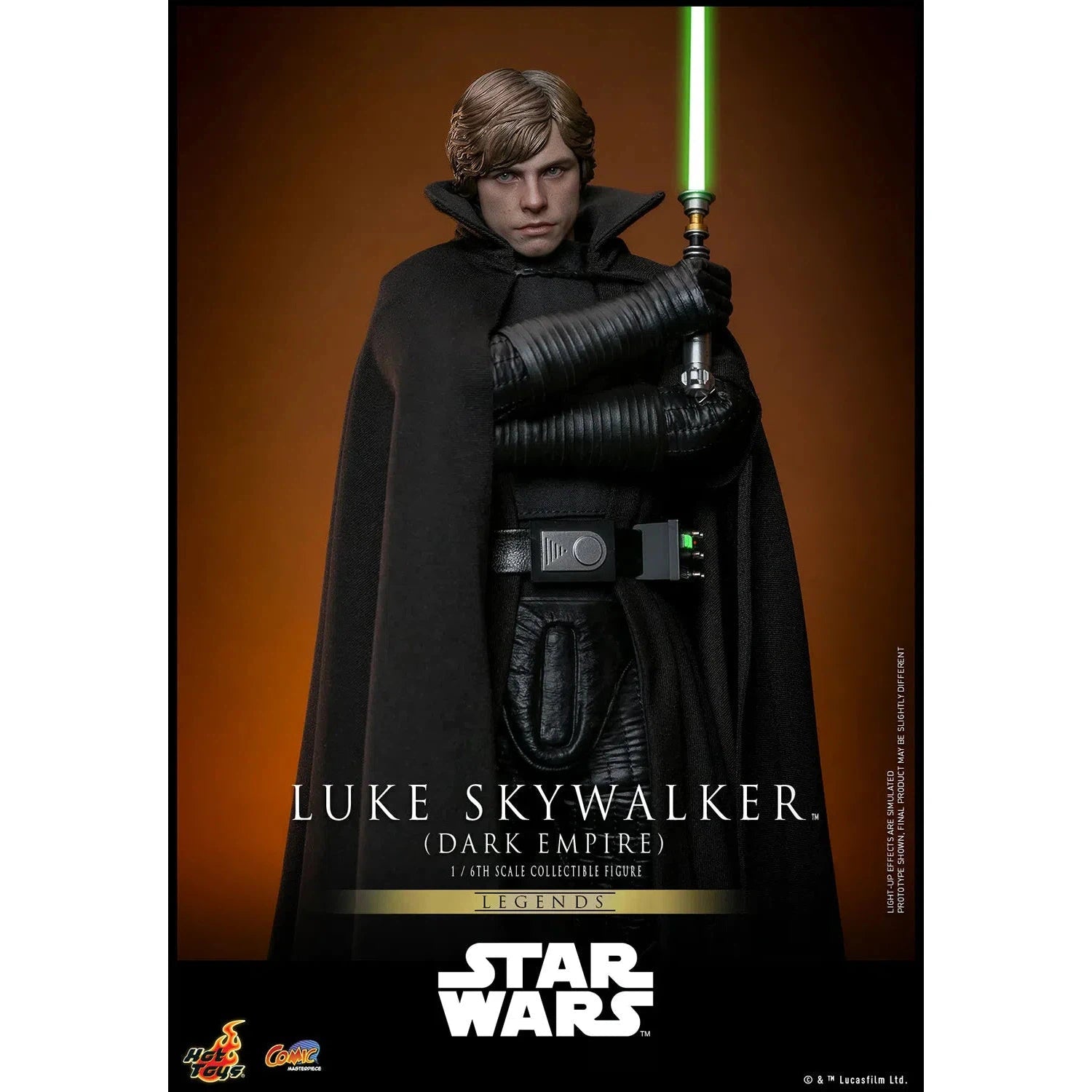 Star Wars: Legends: Luke Skywalker: Dark Empire Figure - Hot Toys Action Figures