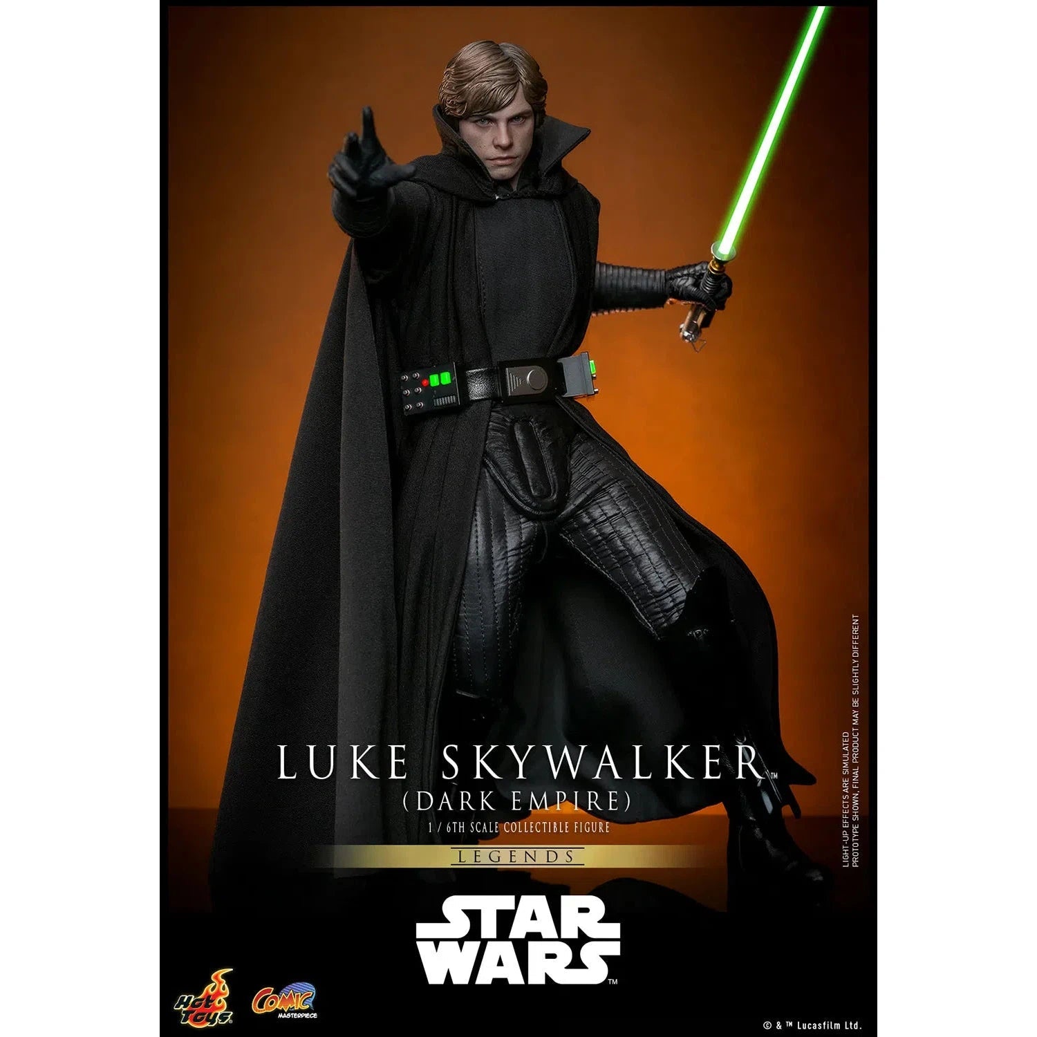 Star Wars: Legends: Luke Skywalker: Dark Empire Figure - Hot Toys Action Figures