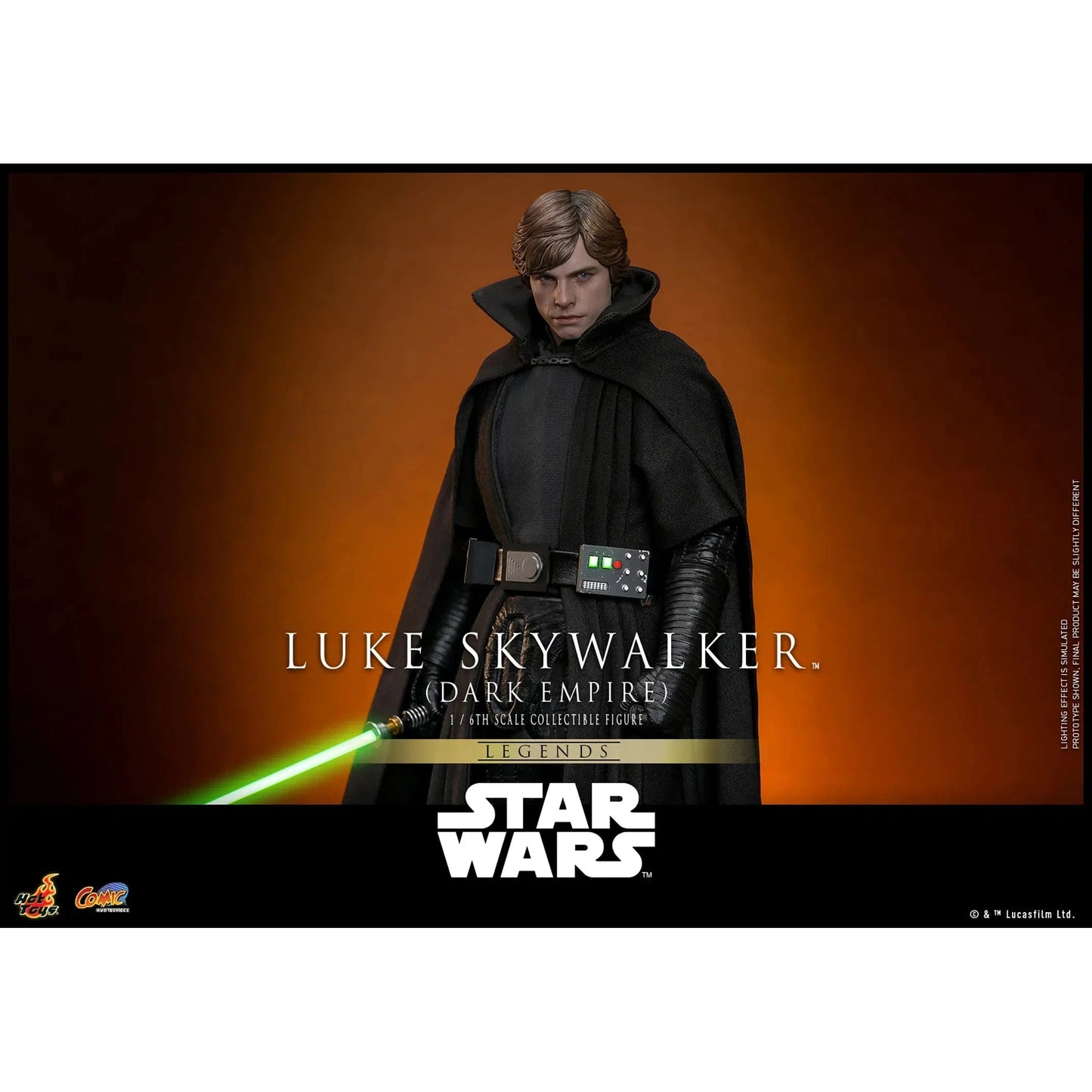 Star Wars: Legends: Luke Skywalker: Dark Empire Figure - Hot Toys Action Figures