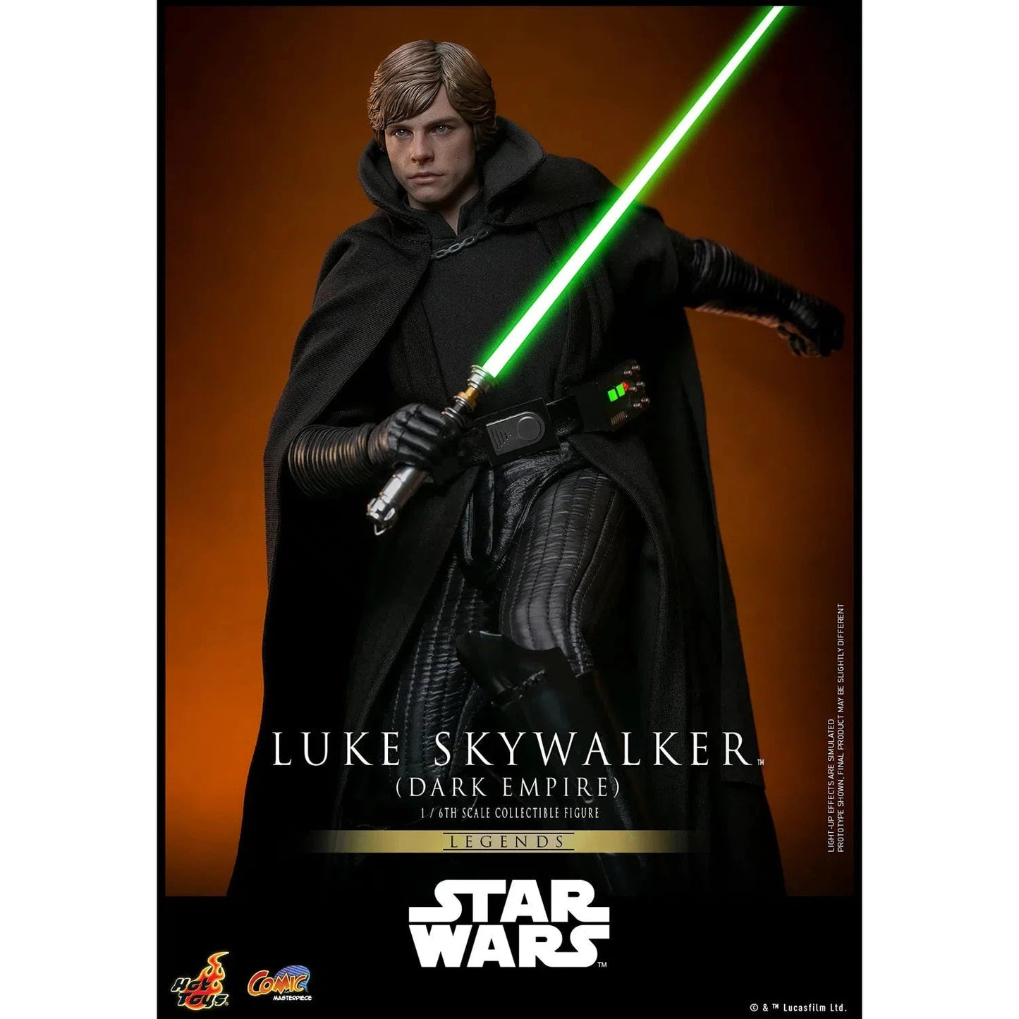 Star Wars: Legends: Luke Skywalker: Dark Empire Figure - Hot Toys Action Figures