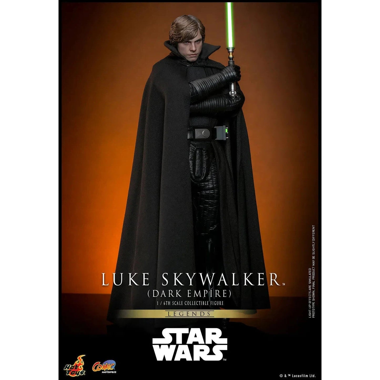 Star Wars: Legends: Luke Skywalker: Dark Empire Figure - Hot Toys Action Figures