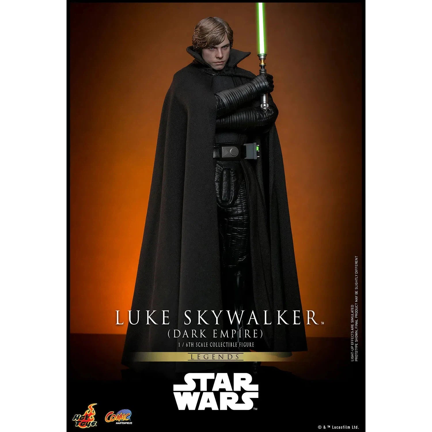 Star Wars: Legends: Luke Skywalker: Dark Empire Figure - Hot Toys Action Figures