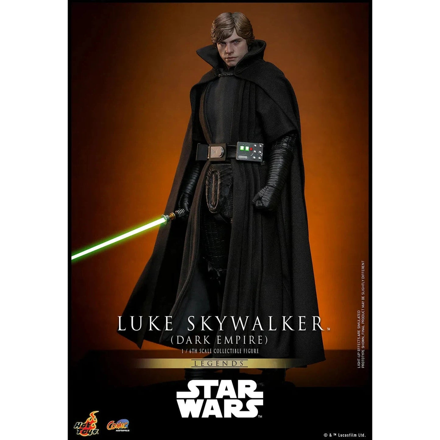 Star Wars: Legends: Luke Skywalker: Dark Empire Figure - Hot Toys Action Figures