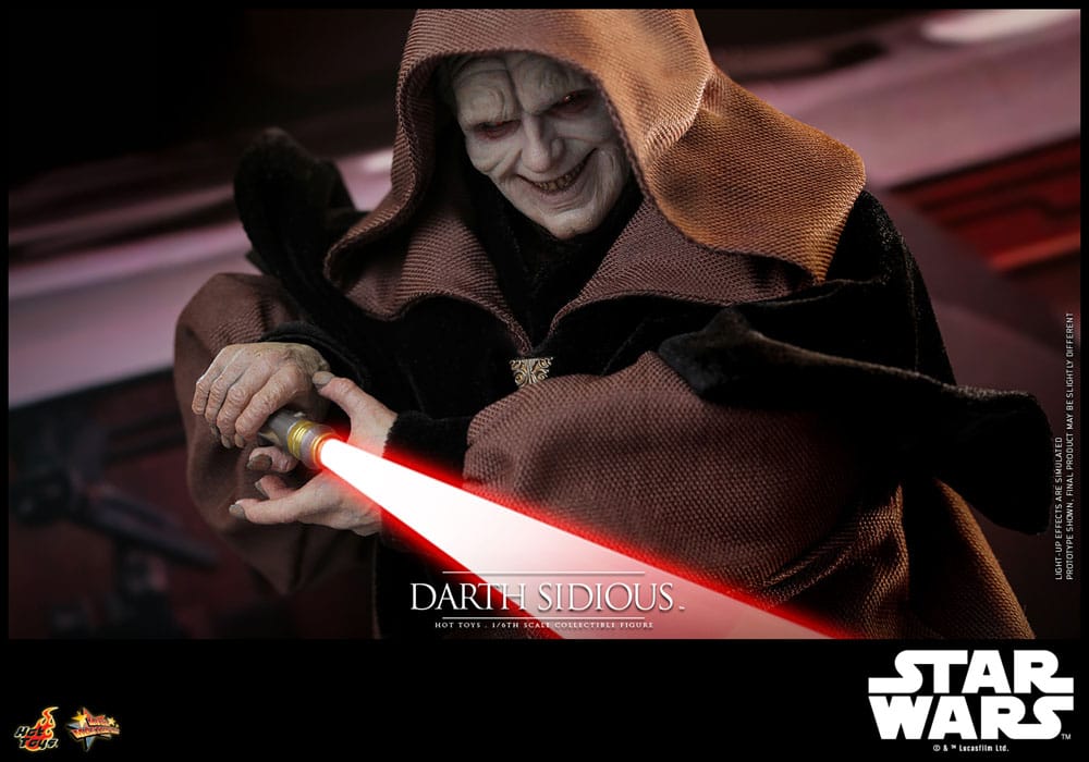 Star Wars Movie Masterpiece Action Figure 1/6 Darth Sidious 29 cm - Hot Toys Action Figures