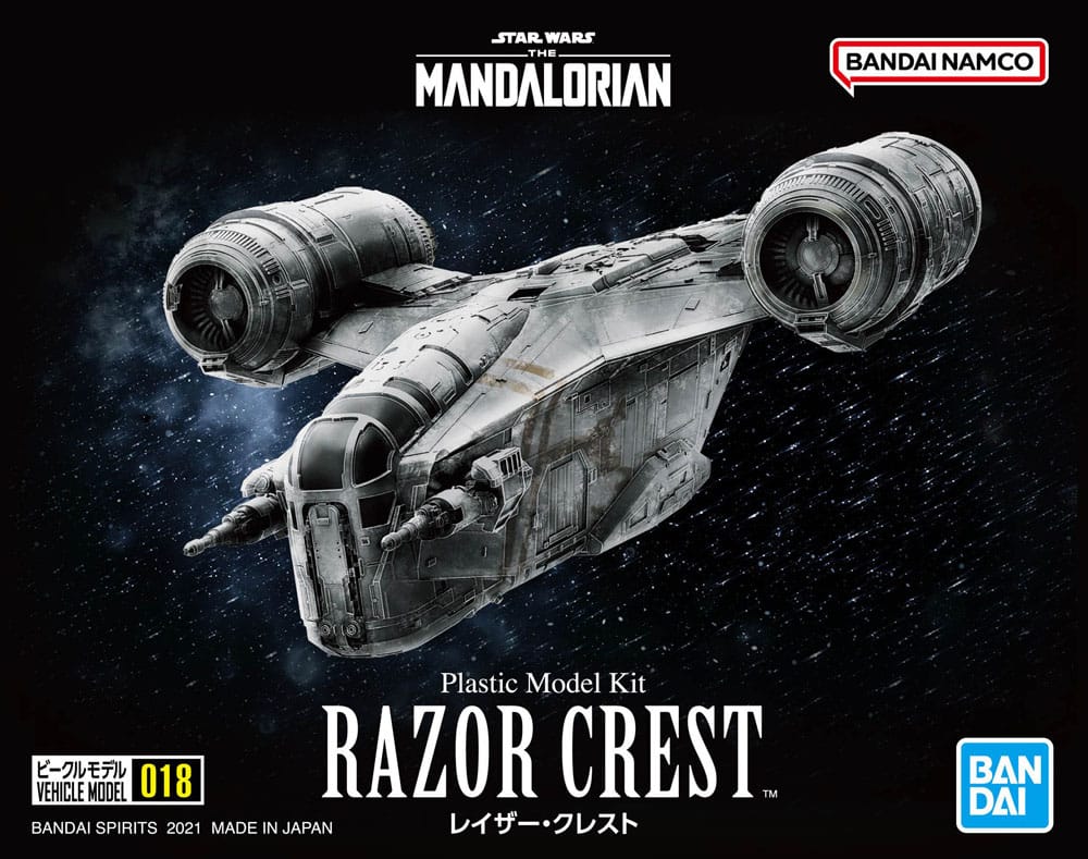 Star Wars Plastic Model Kit 1/144 Razor Crest - Bandai Star Wars Model Kits