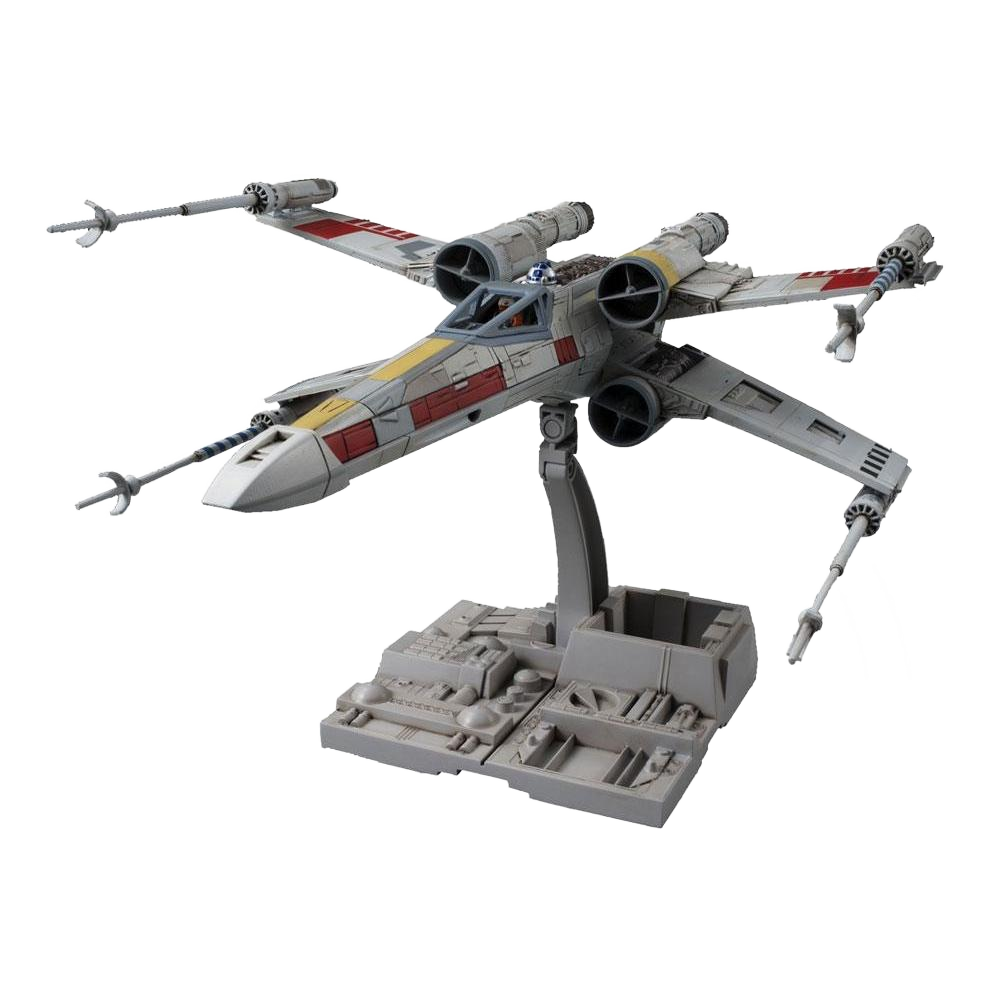 Star Wars Plastic Model Kit 1/72 X-Wing Starfighter - Bandai Star Wars Model Kits