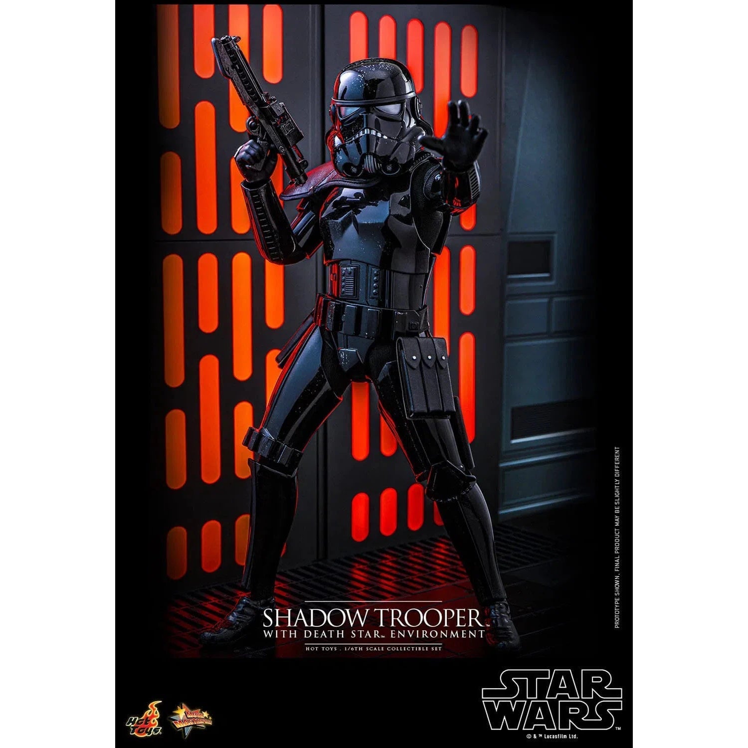 Star Wars: Shadow Trooper with Death Star Environment: Sixth Scale Figure Hot Toys