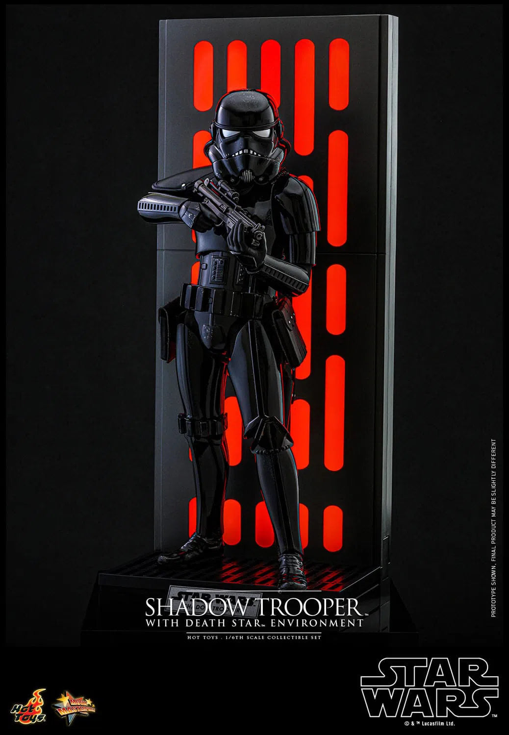 Star Wars: Shadow Trooper with Death Star Environment: Sixth Scale Figure Hot Toys