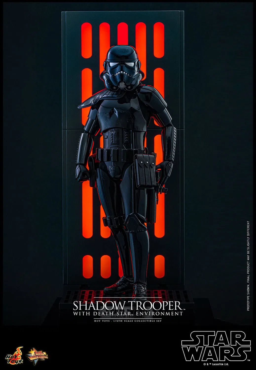 Star Wars: Shadow Trooper with Death Star Environment: Sixth Scale Figure Hot Toys