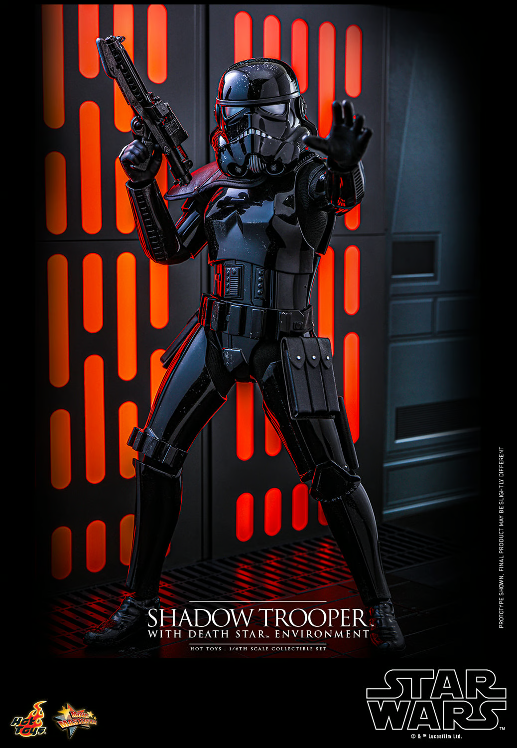 Star Wars: Shadow Trooper with Death Star Environment: Sixth Scale Figure Hot Toys